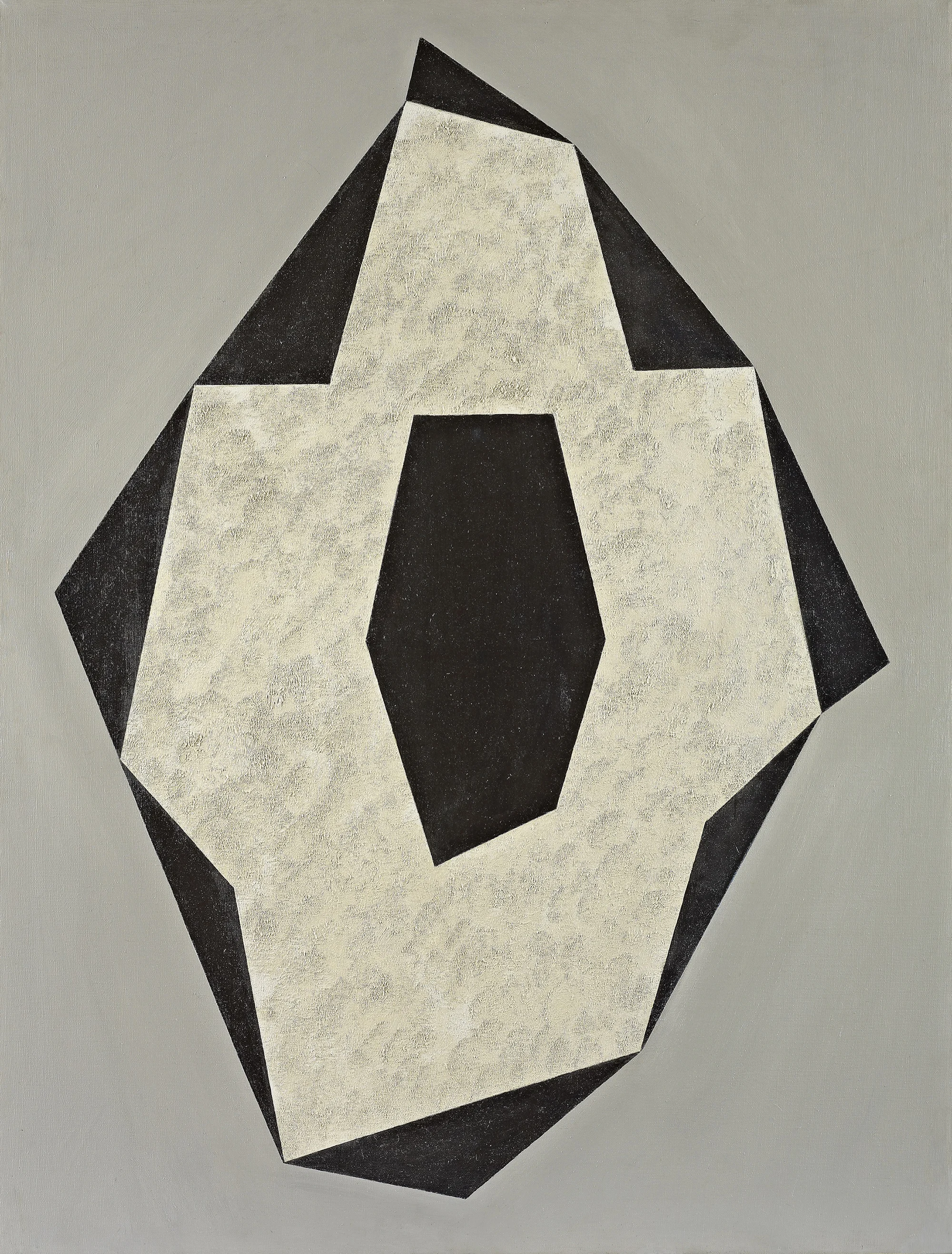 Polygon in Space, Oil on canvas, 1969, 40 x 30 inches