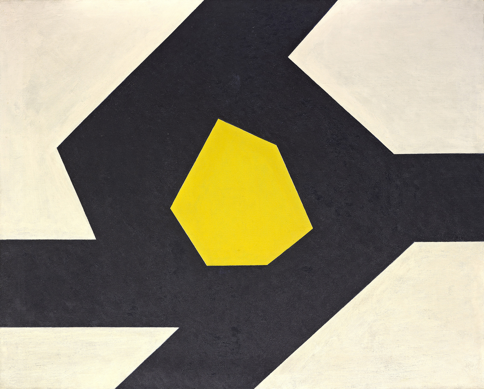 Flight in Space, 1968 , oil on canvas, 40 x 50 inches
