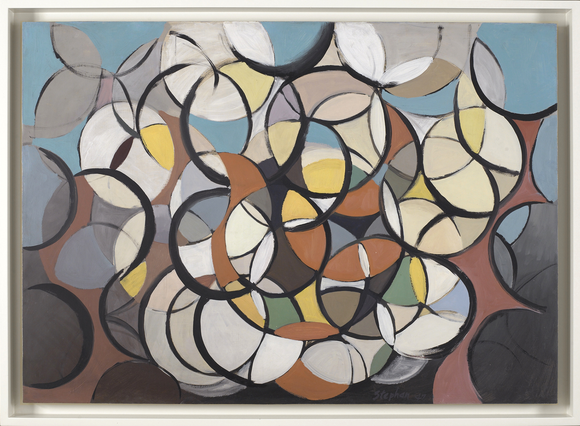 Untitled, Oil on masonite, 1947, 28 x 40 inches