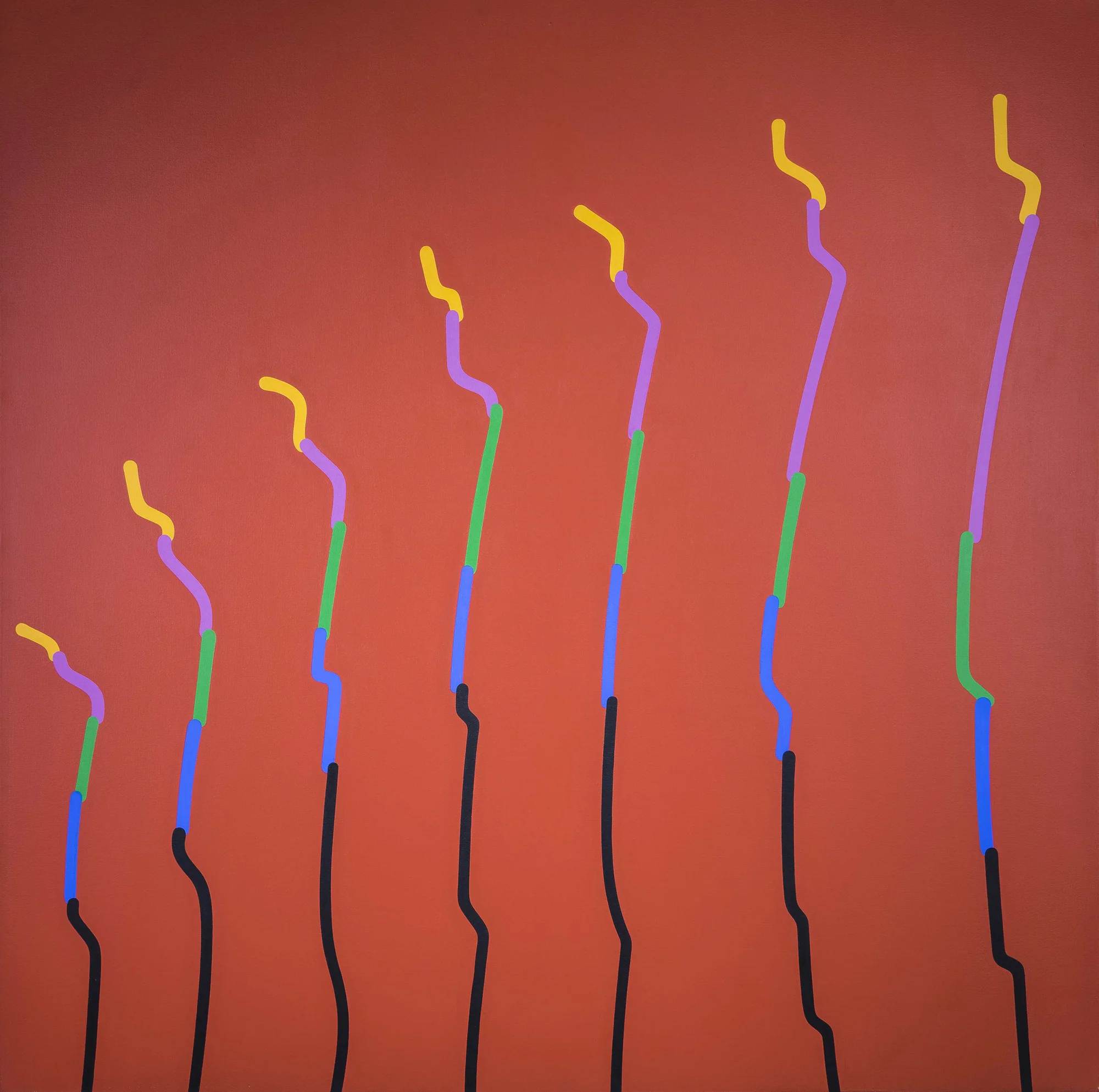Untitled, c. 1970s , acrylic on canvas, 60 x 60 inches