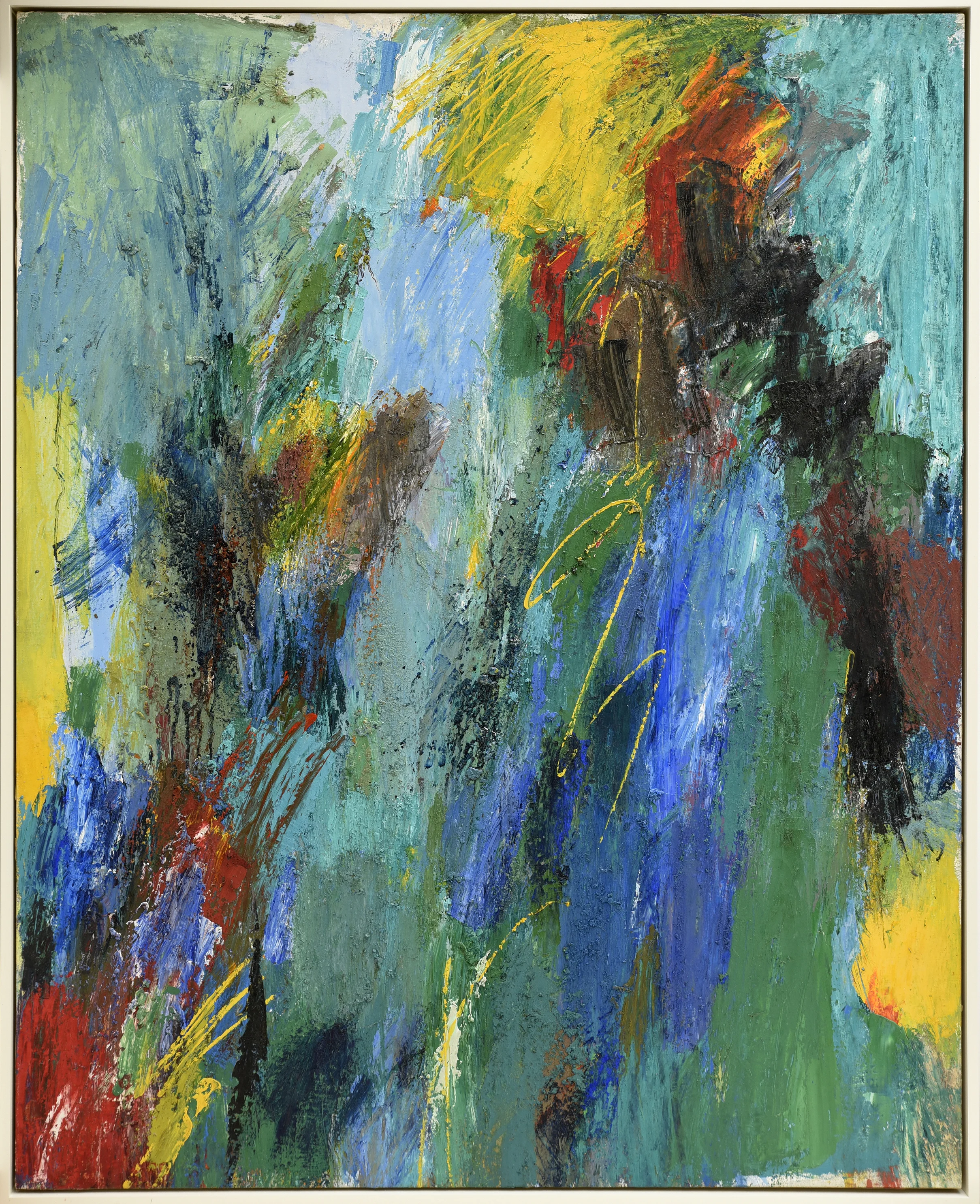 Untitled , Oil on canvas, c. 1950s, 52 x 45 inches
