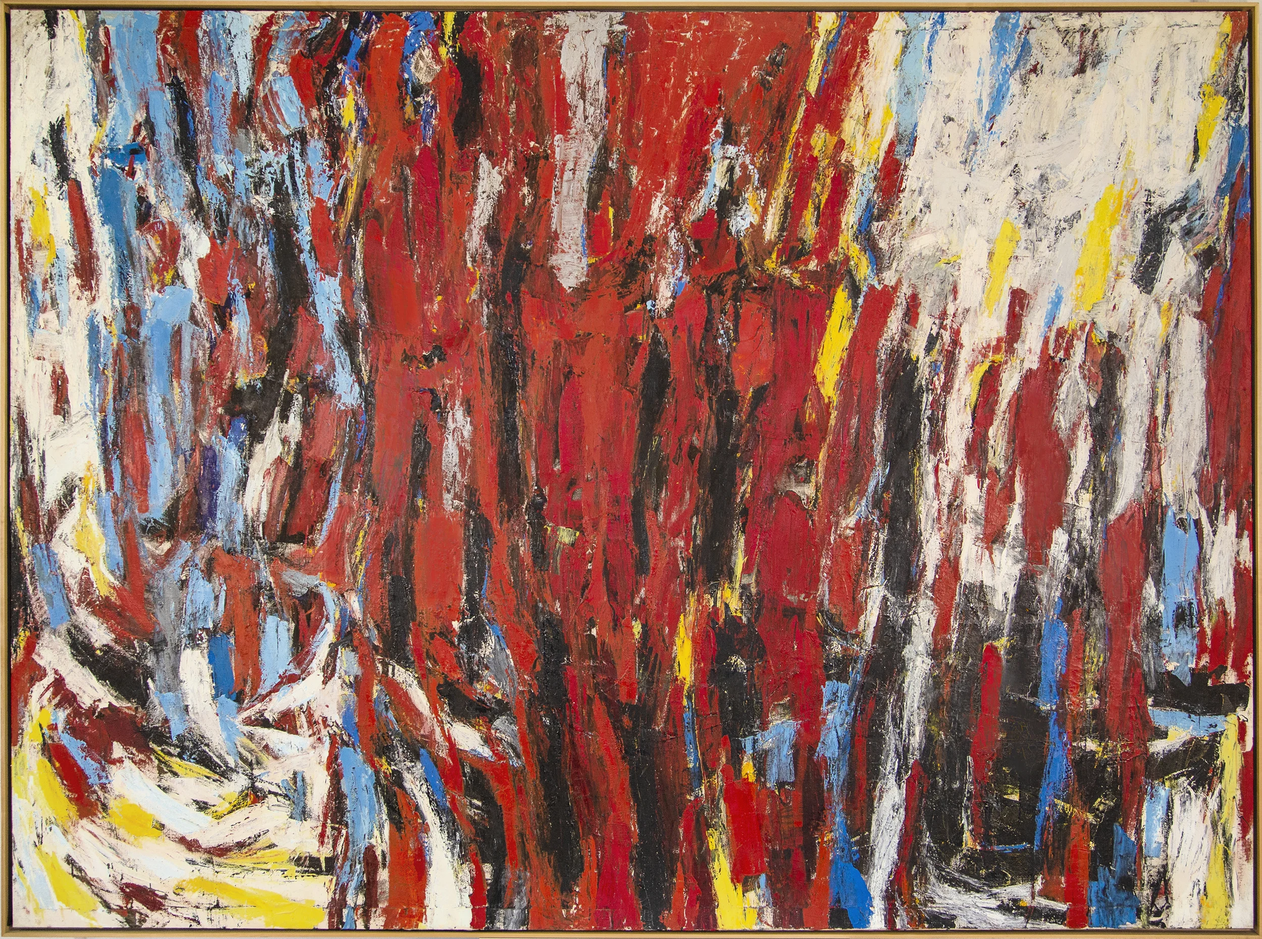 23rd Street #2 , Oil on canvas, 1956, 70 x 94 1/4 inches