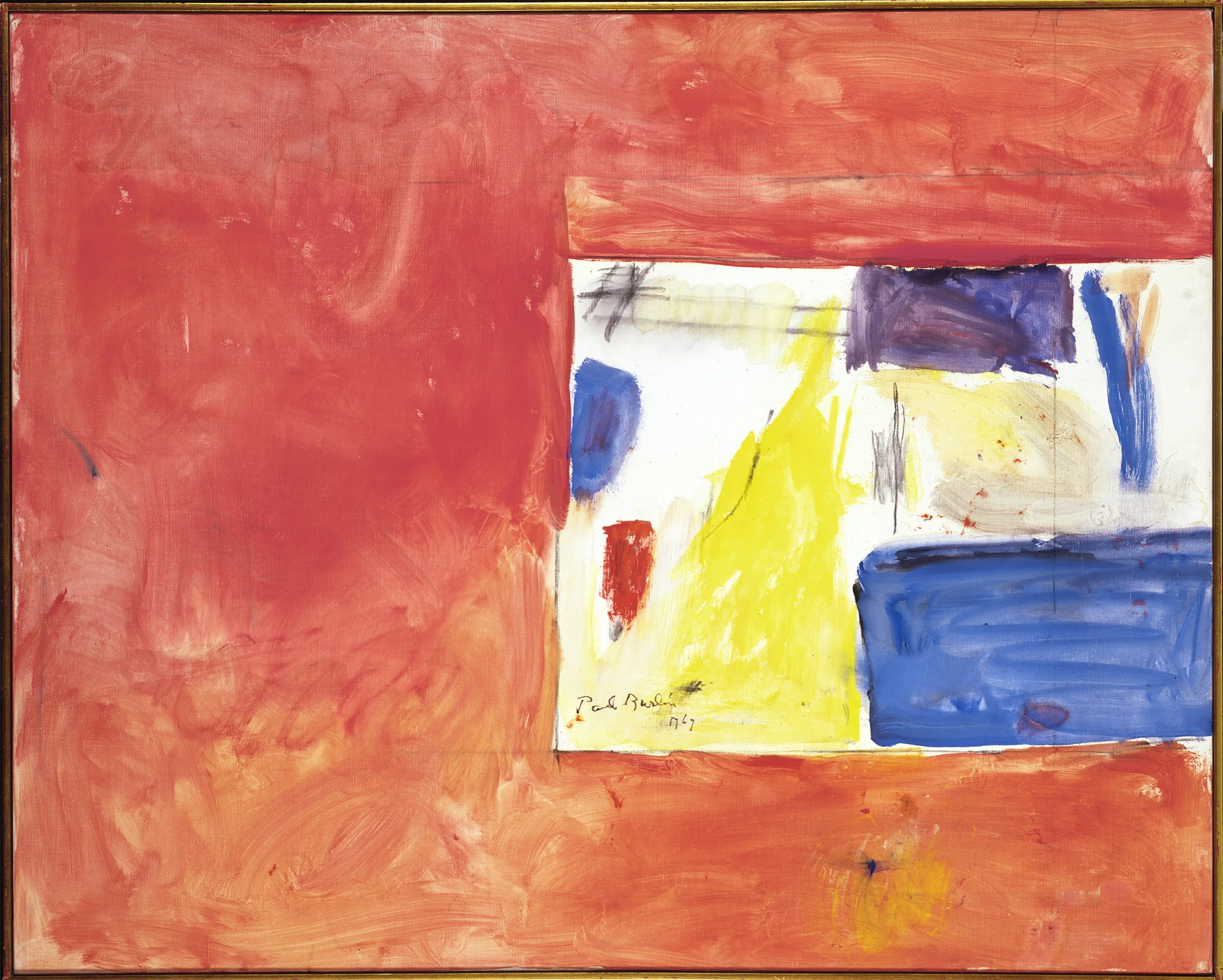 Last of Nine #3 , Oil on canvas, 1969, 45 x 56 inches