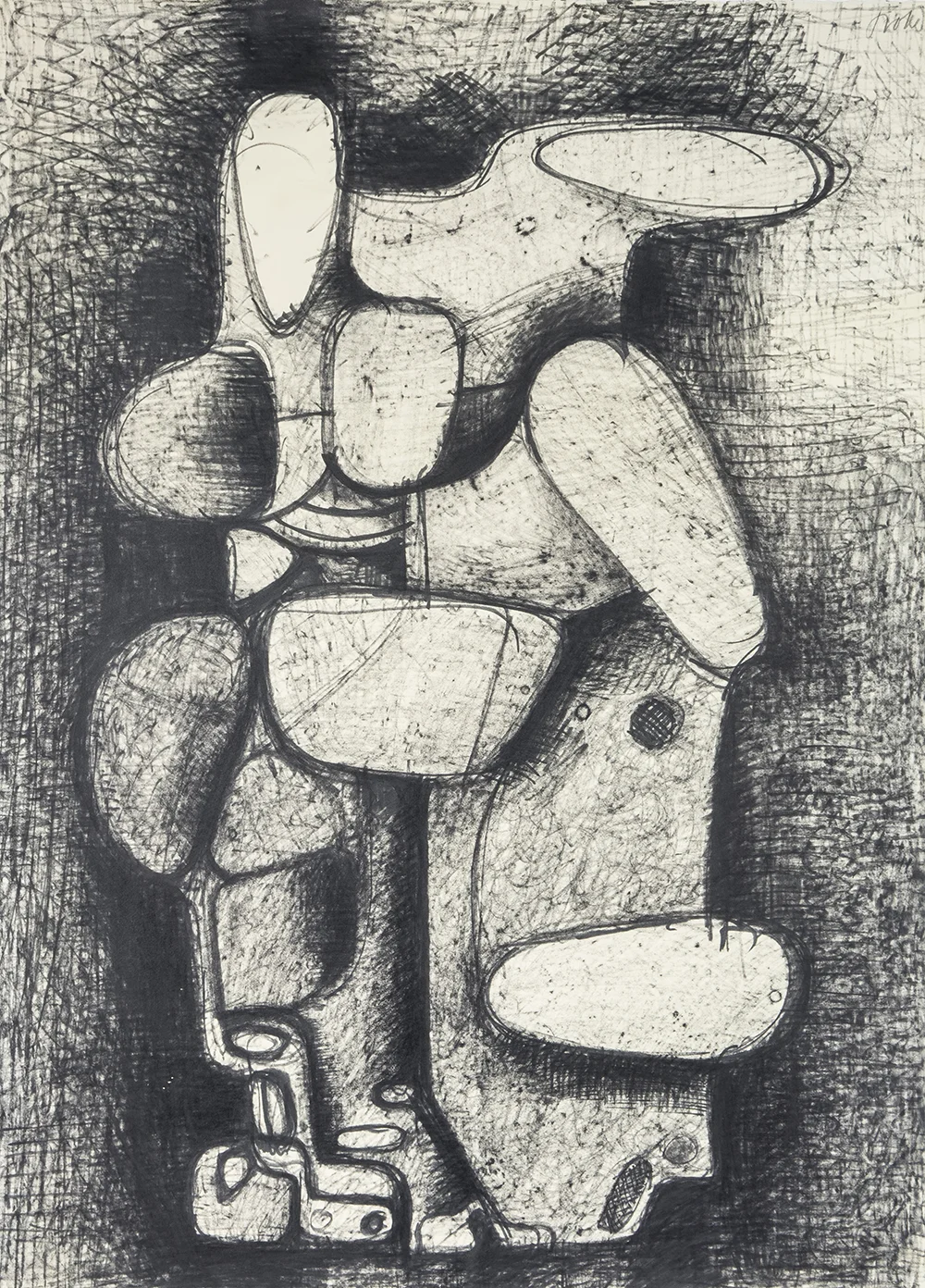 Untitled, Marker on paper, 1963, 31 x 22 3/4 inches