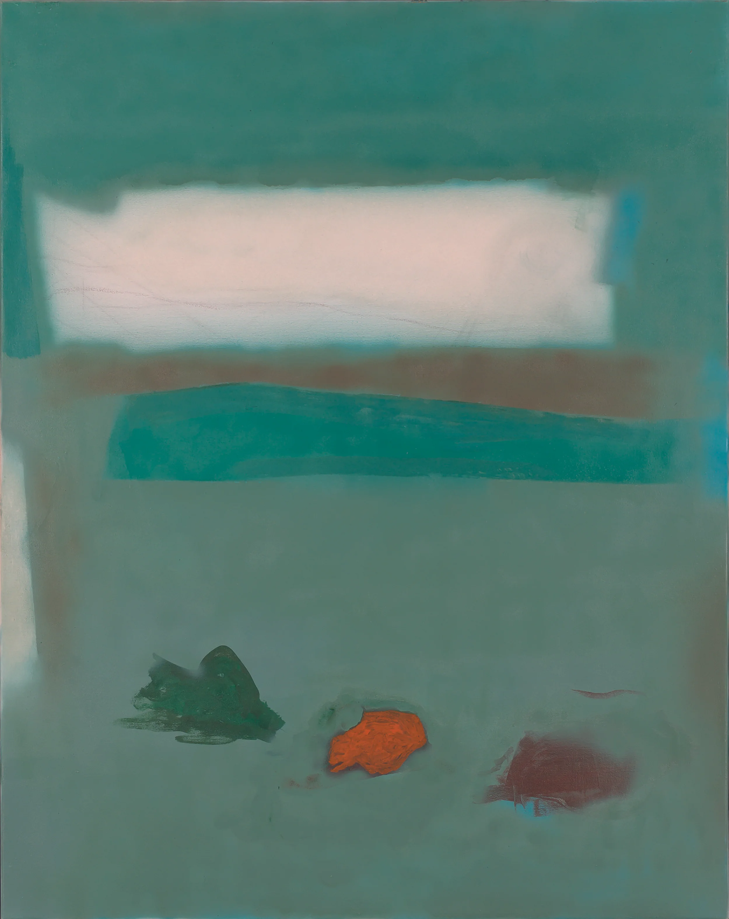 Around, Oil on canvas, 1984, 53 x 42 inches