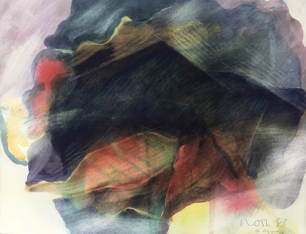 #1926 Untitled, Watercolor on paper, 1983, 11 x 15 inches