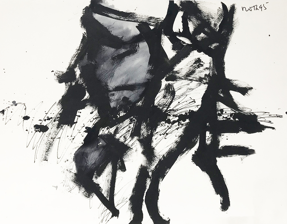 #2553 Untitled, Acrylic on paper, 1982, 22 1/2 x 30 1/2 inches