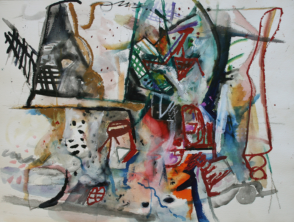 Untitled, Watercolor on paper, ca. 1954, 22 x 30 inches