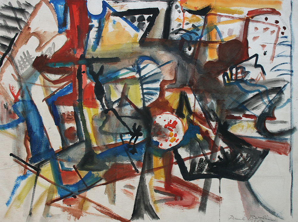 Untitled, Watercolor on paper, 1952