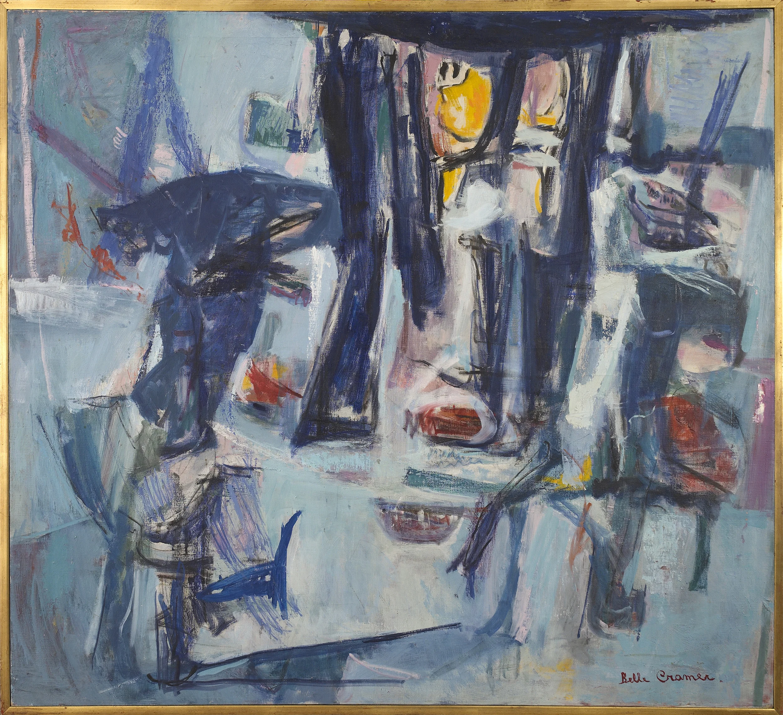 SOLD Aspect of the Night, 1960, Oil on canvas, 42 x 46 inches
