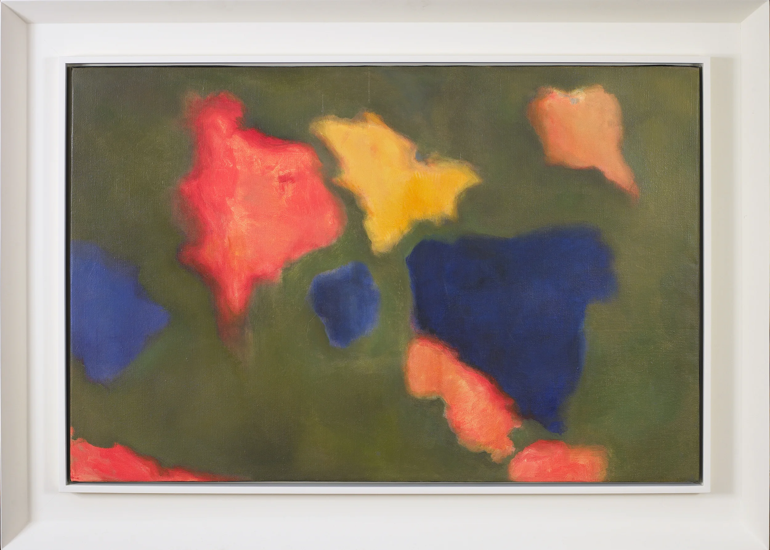 SOLD Floating World, 1974, Oil on canvas, 24 x 36 inches