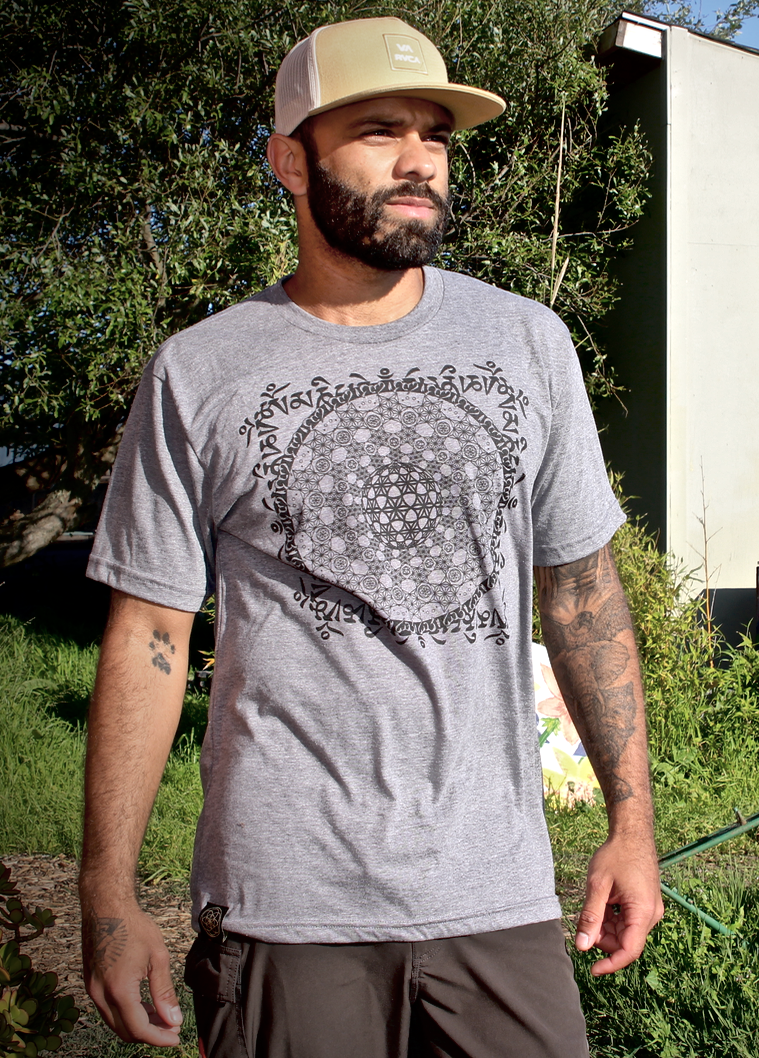 Organic sacred geometry t shirts sustainable