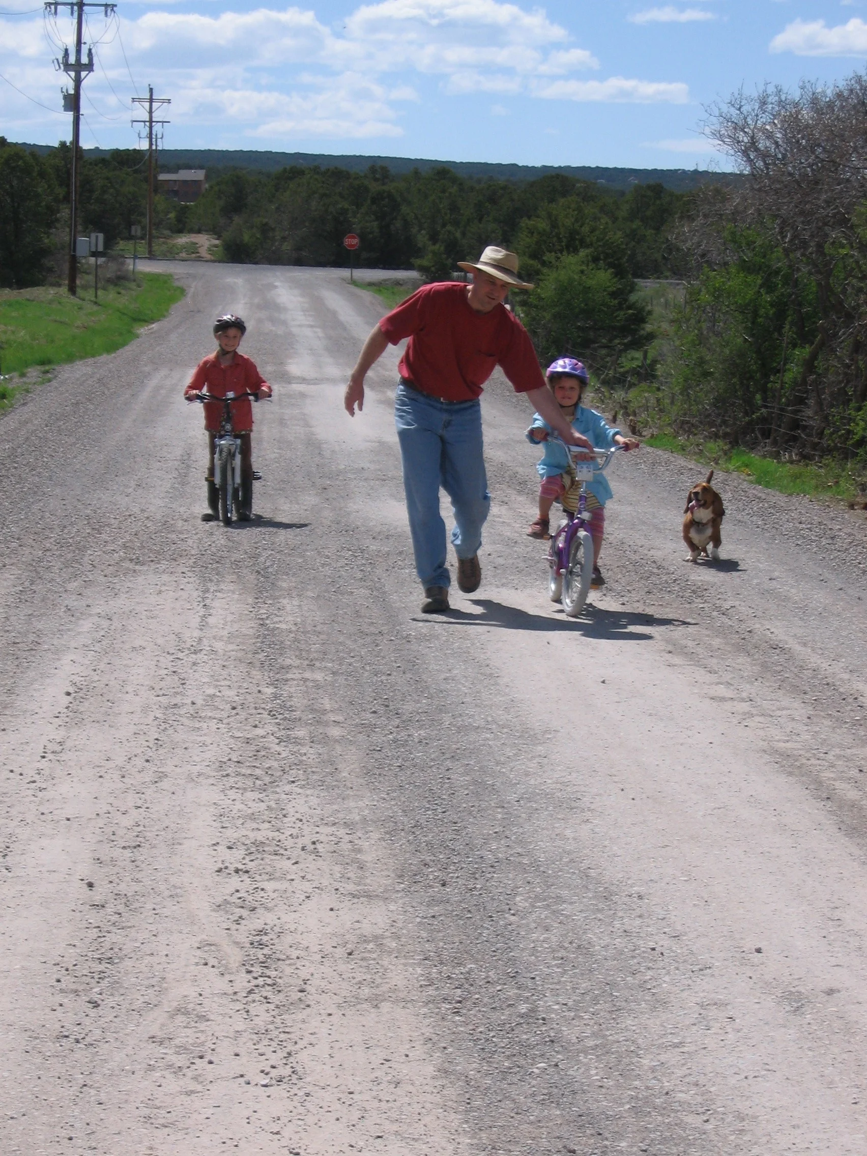 Learning to Ride a Bike on a Dirt Road 009
