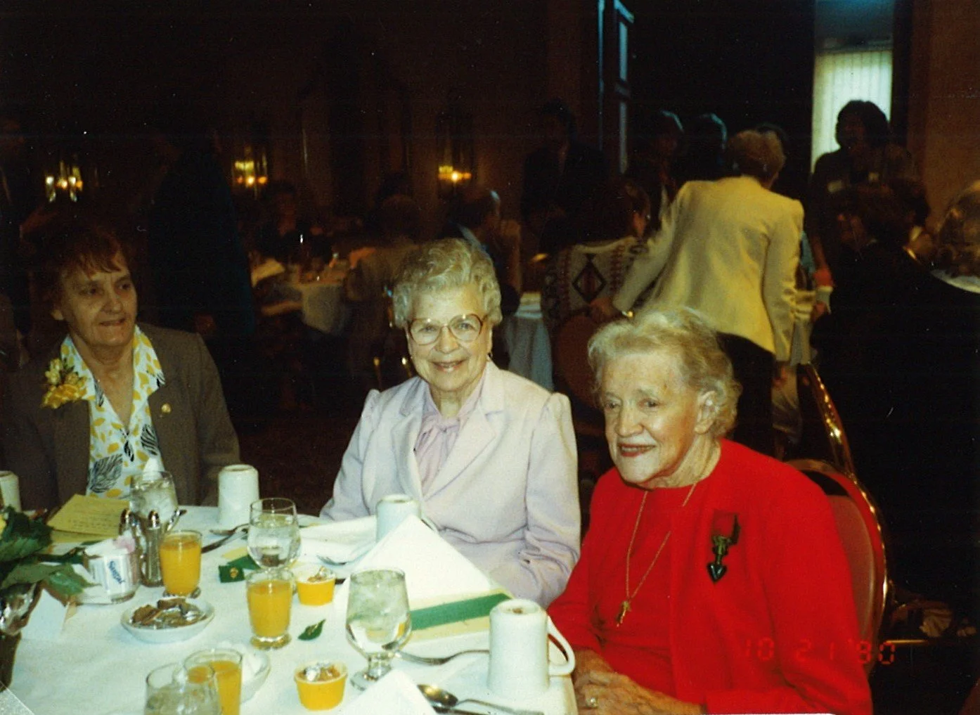 #OTD in 1990, the Senator joined the Business &amp; Professional Women's Club for a prayer breakfast in Waterville, Maine. The Senator was a founding member of the Skowhegan chapter of the BPW and served at the state president too!