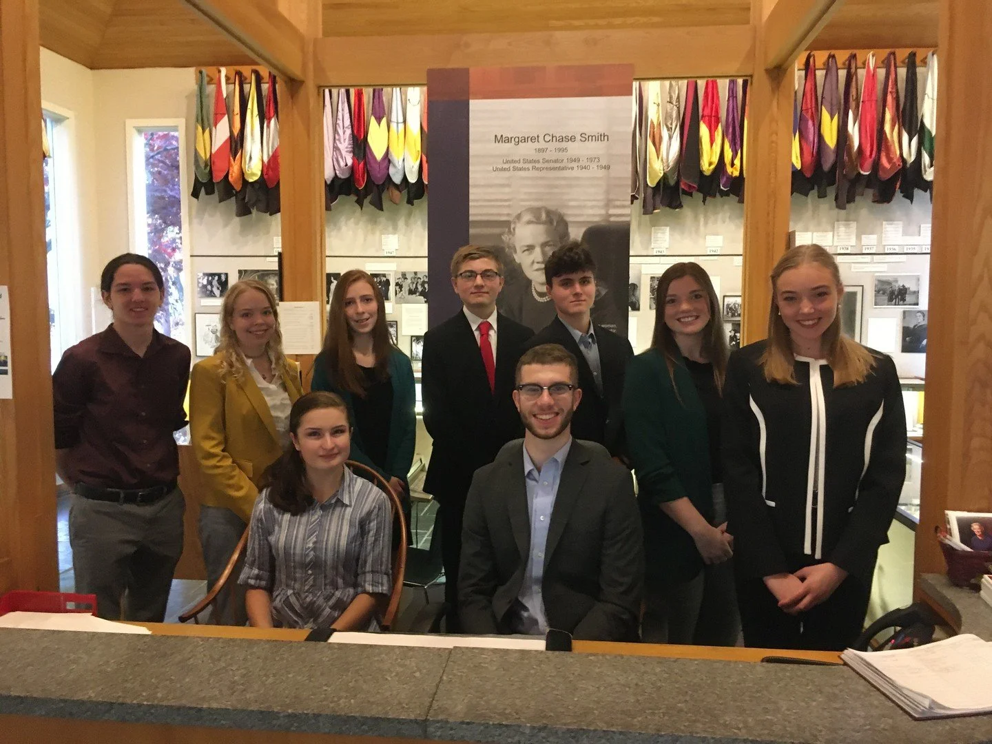 #OTD in 2019 we hosted the United States Senate Youth Leadership finalists. Each year two students from every state are selected to go to Washington DC for an all expense paid trip to the nation's capital and $10,000 scholarship. This year's selectio