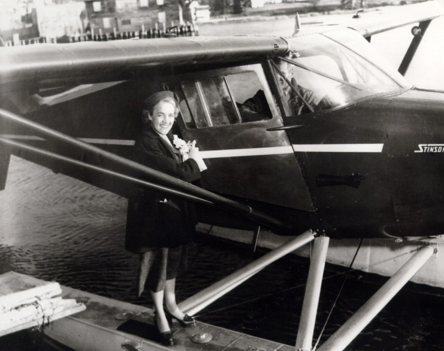 It's never boring serving the state of Maine! Representative Smith took a sea plane to Damariscotta #OTD in 1947.