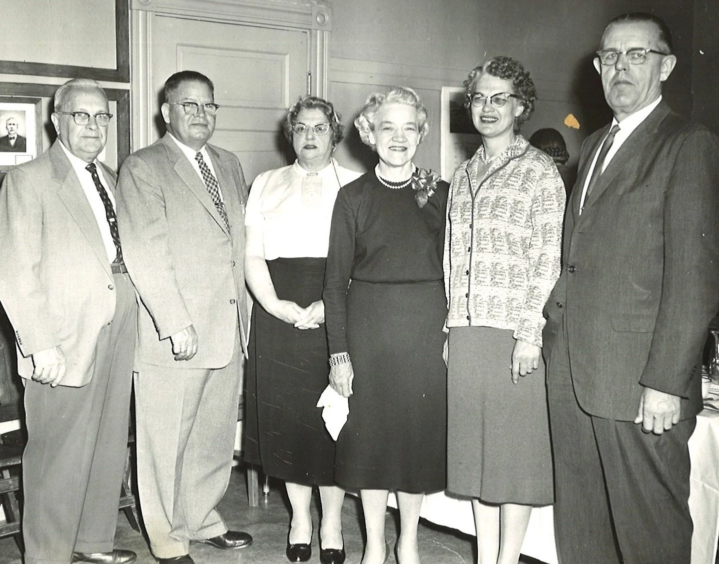 In 1960, Senator Smith took part in the first election between two women for the same Senate seat. This picture was taken #OTD in Old Orchard while campaigning against Lucia Cormier.