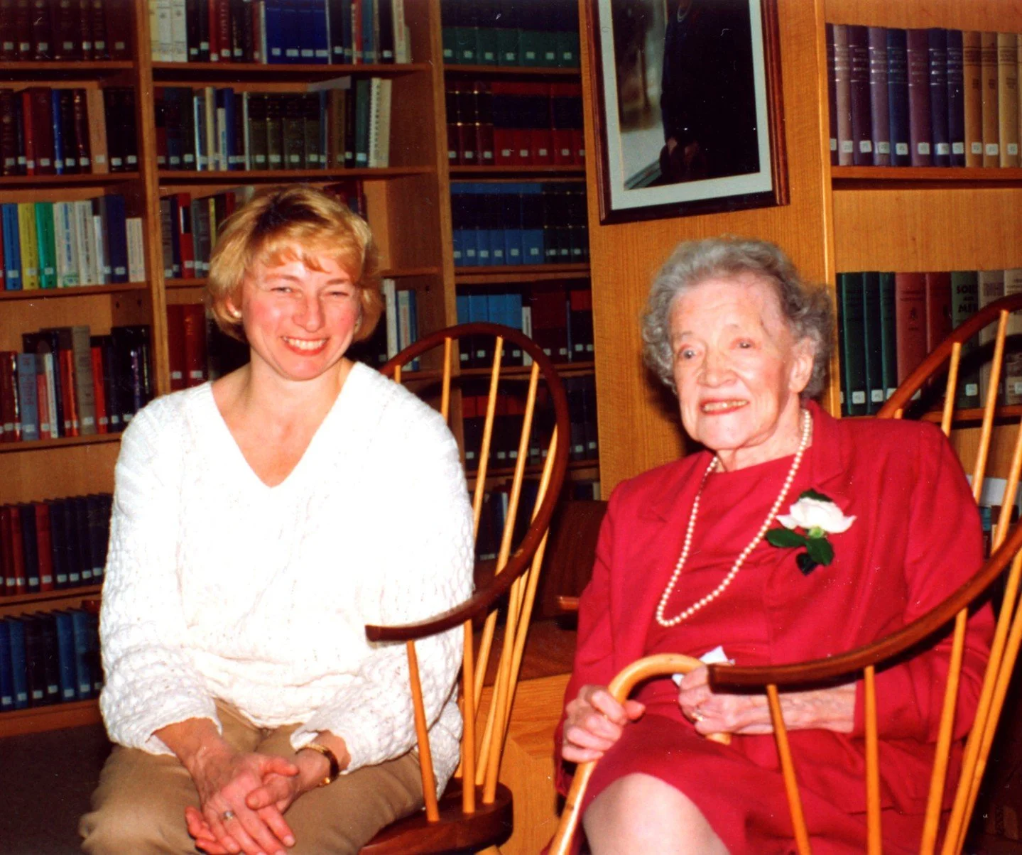 #OTD in 1993, future governor Janet Mills attended Appreciation Day at the Library.