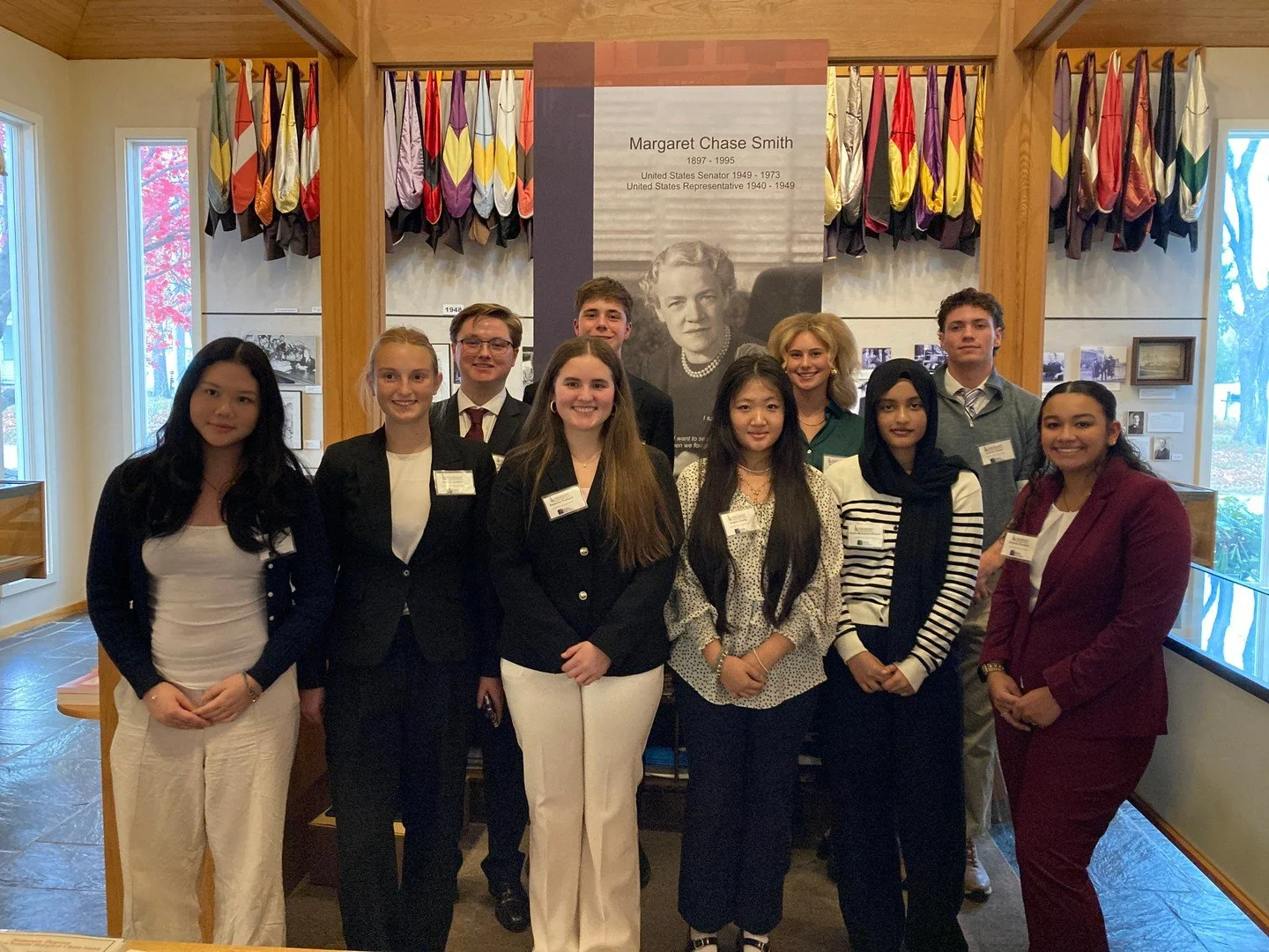 Every November we are honored to host the Maine DOE, and the 10 high school finalists for the United States Senate Youth Leadership program. The two students selected to represent Maine in Washington, D.C. have been named. Congrats to Katarina Ousbac