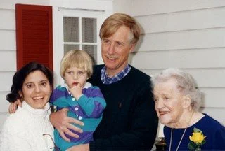 #OTD in 1993, future Maine Governor Angus King and his family visited U.S. Senator Smith at her home in Skowhegan.