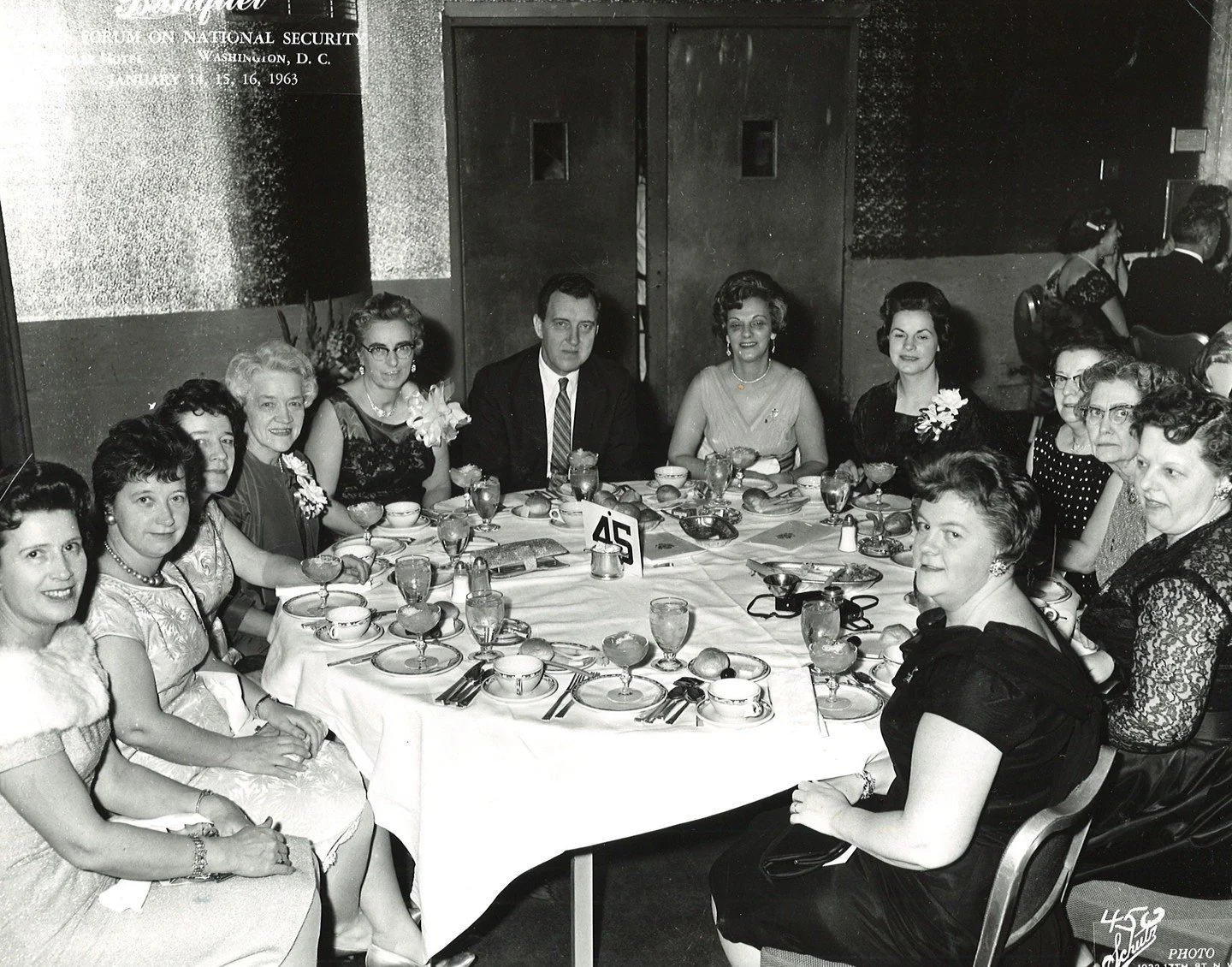 #OTD in 1963 Senators Smith and Muskie met with members of the Women's Forum on National Security in Washington, DC.