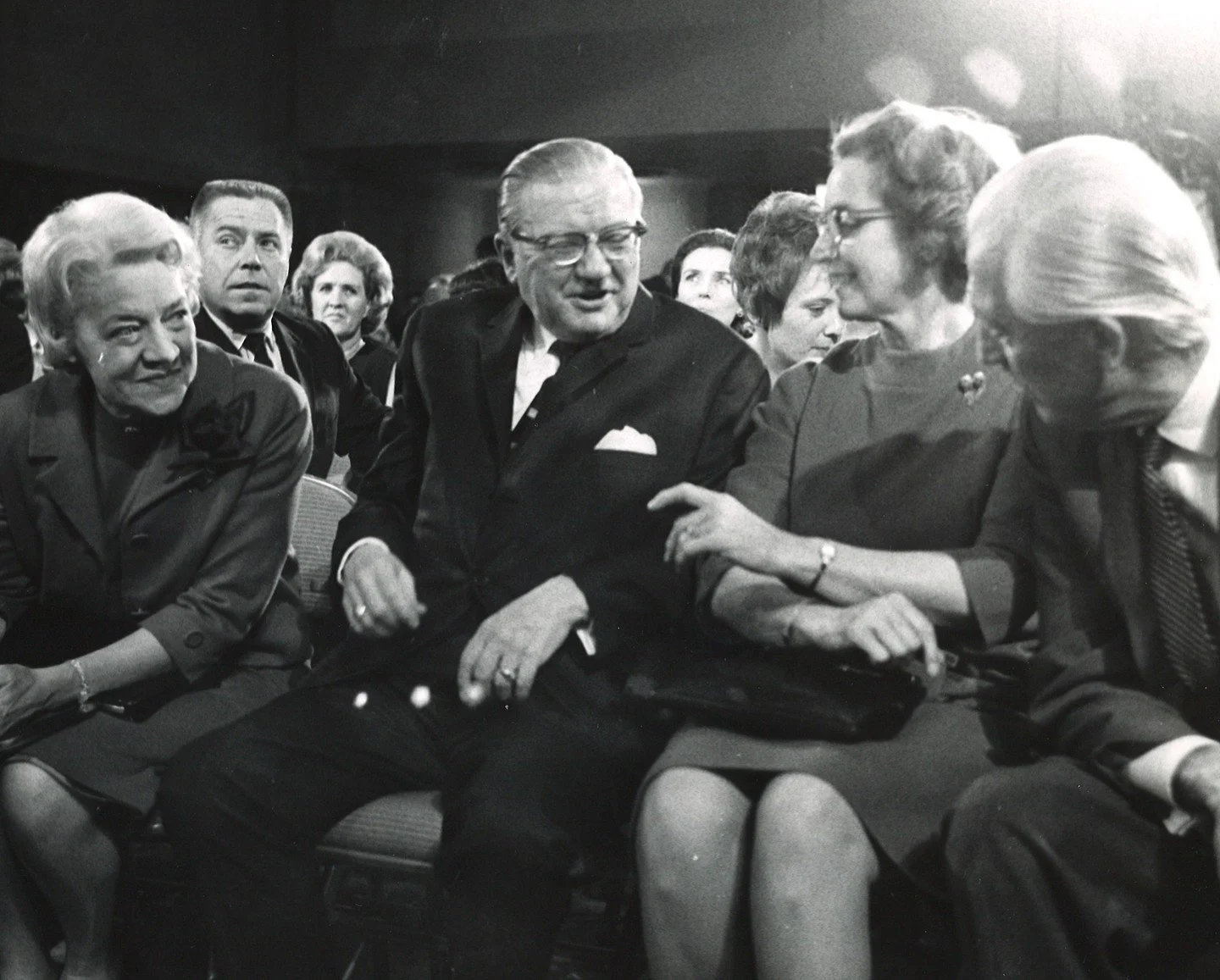 Photo taken at the Senate Republican Conference #OTD in 1968.