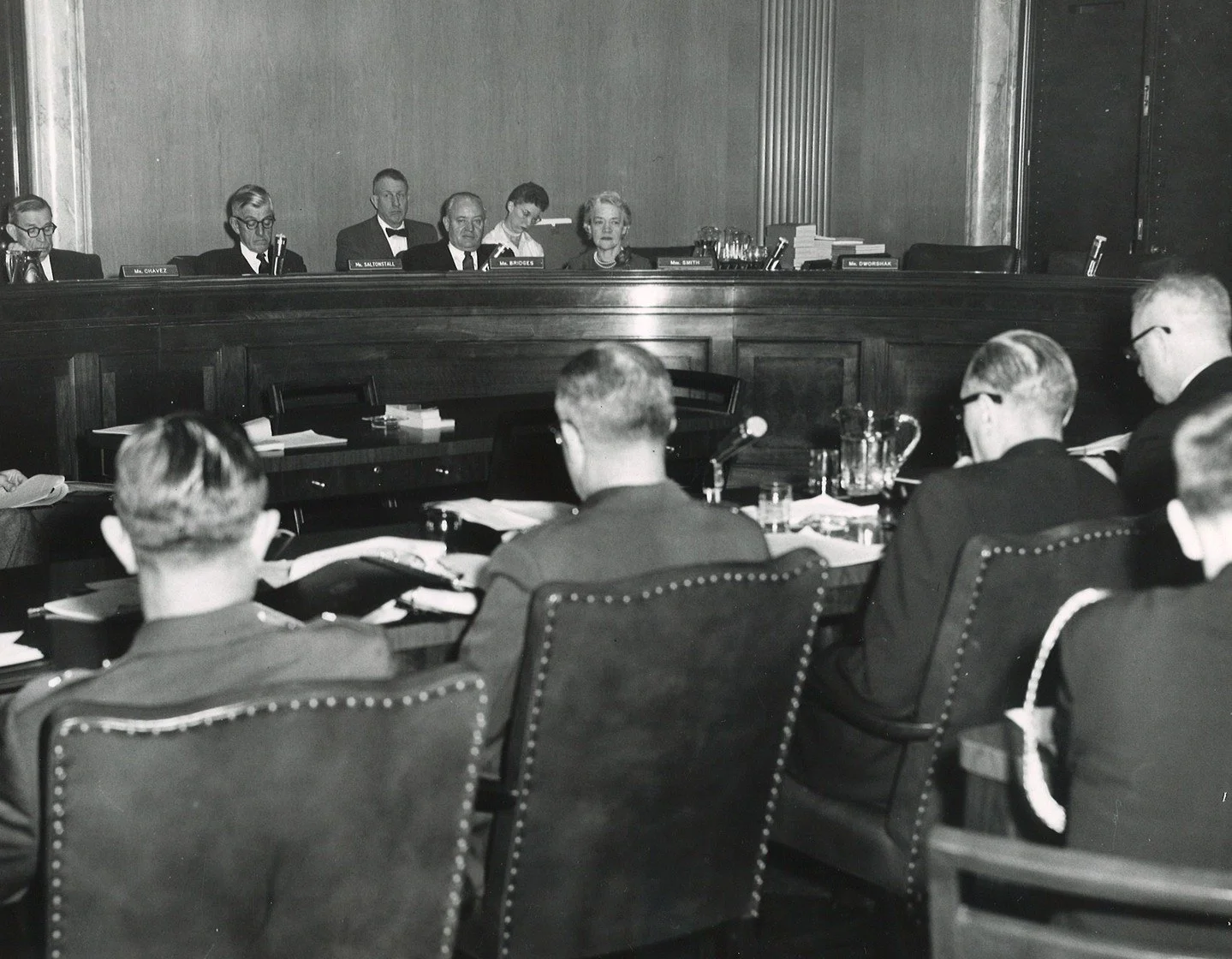 #OTD in 1960, a senator sat during a hearing for the Senate Appropriations Committee on Defense Spending.