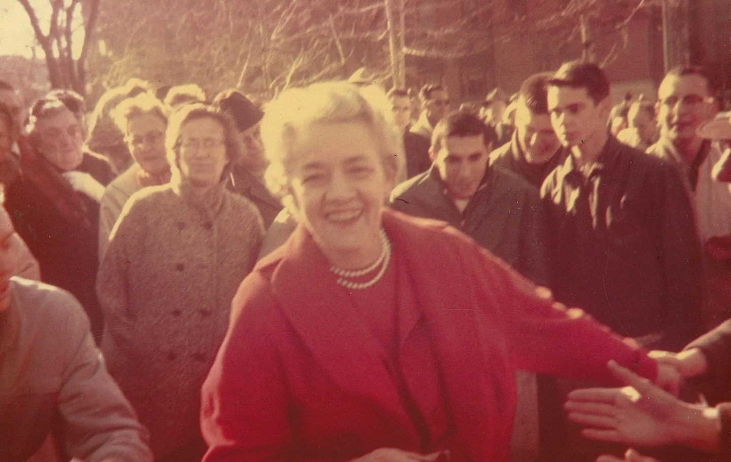 🎉Happy President's Day! In honor of this day, we celebrate our namesake, Margaret Chase Smith, was the first woman nominated by a major political party for the highest office in the land. She is pictured here campaigning in the NH primary in Februar