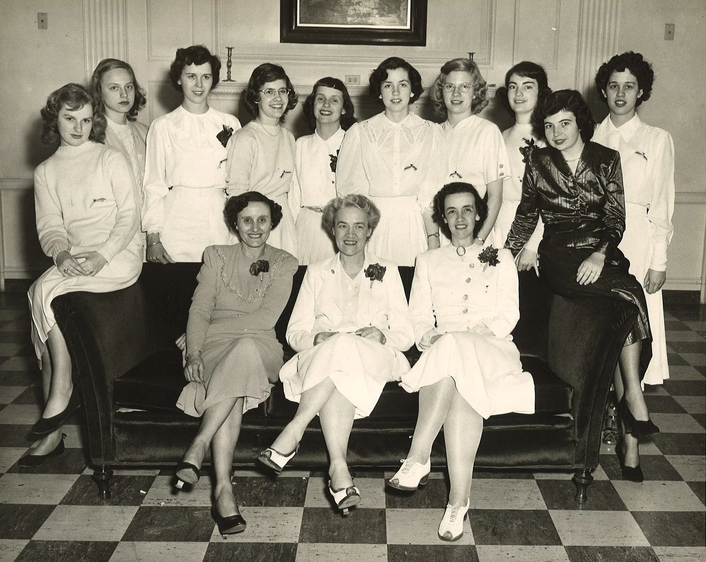 #OTD in 1949, Senator Smith met with the Sigma Kappa Sorority at Colby College in Waterville, Maine.