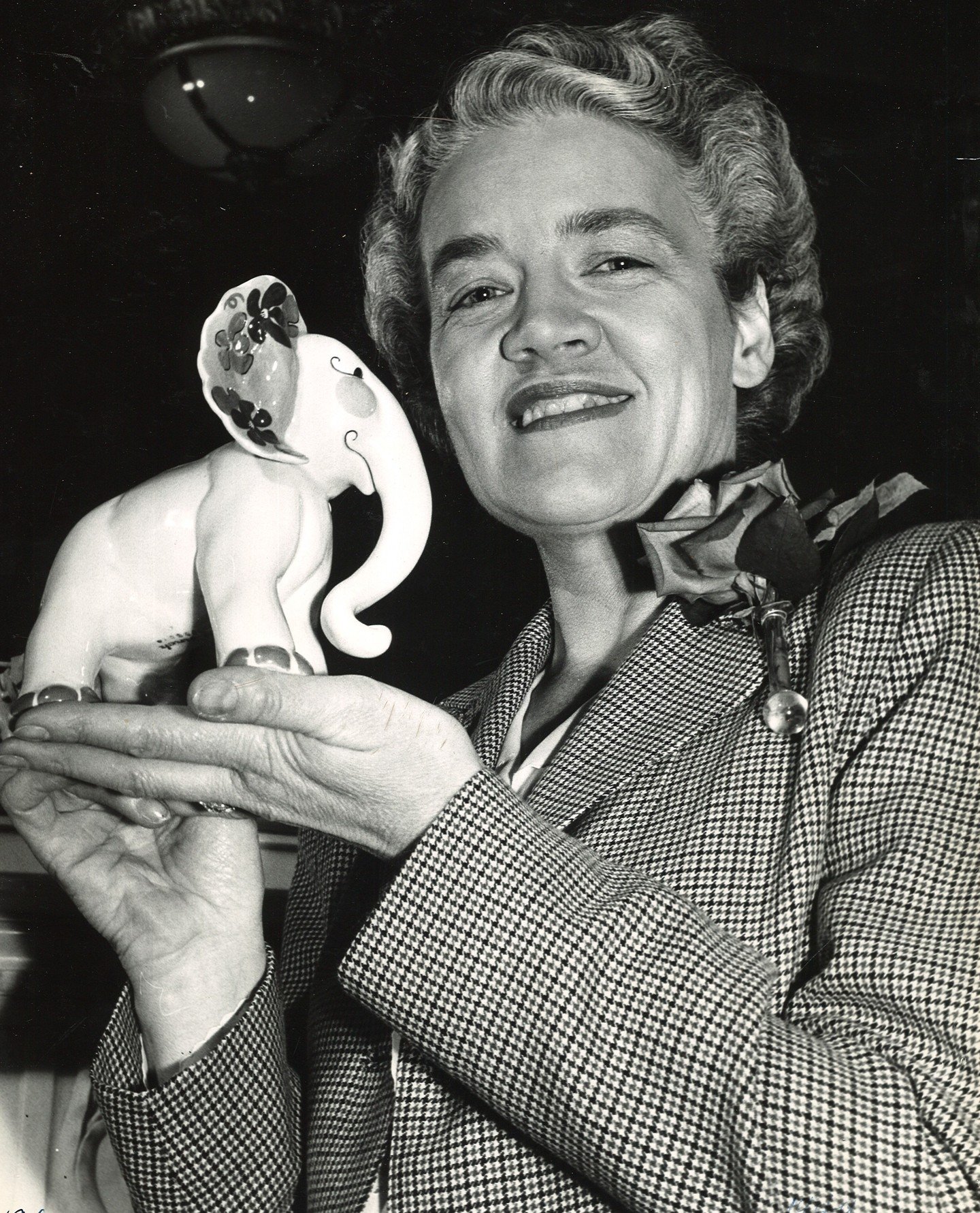 In honor of #WorldWildlife Day we note that the Senator had a vast collection of elephant figurines, that are currently on display in our museum. Does anyone want to guess why she has so many elephants?