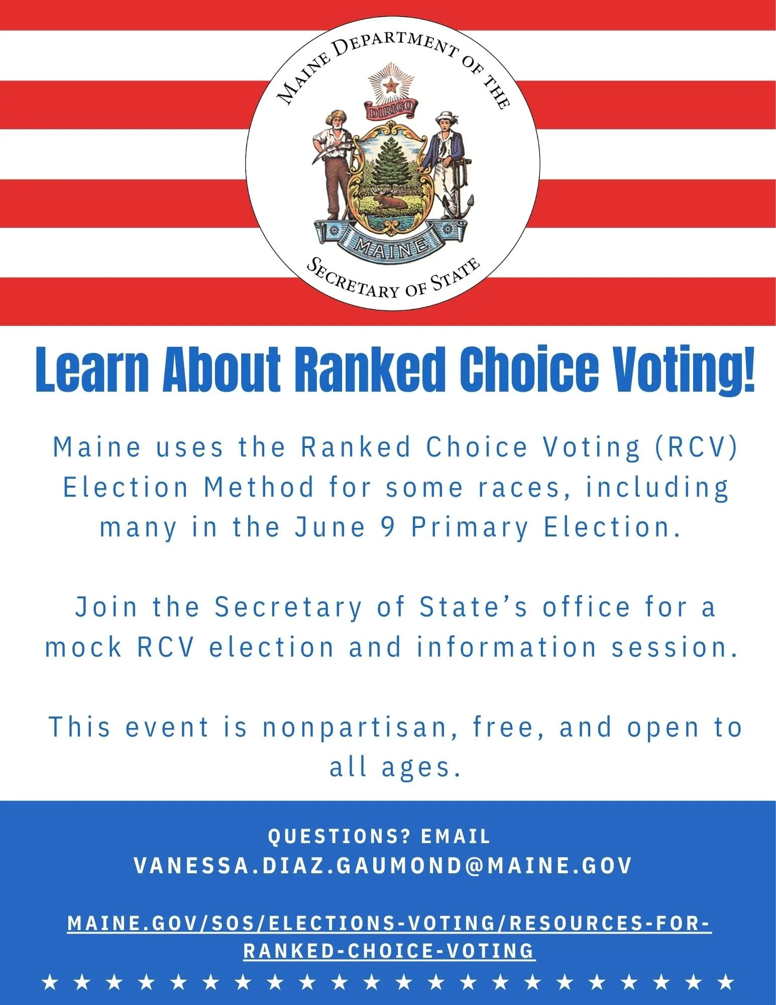Educational Meeting on Rank Choice Voting
