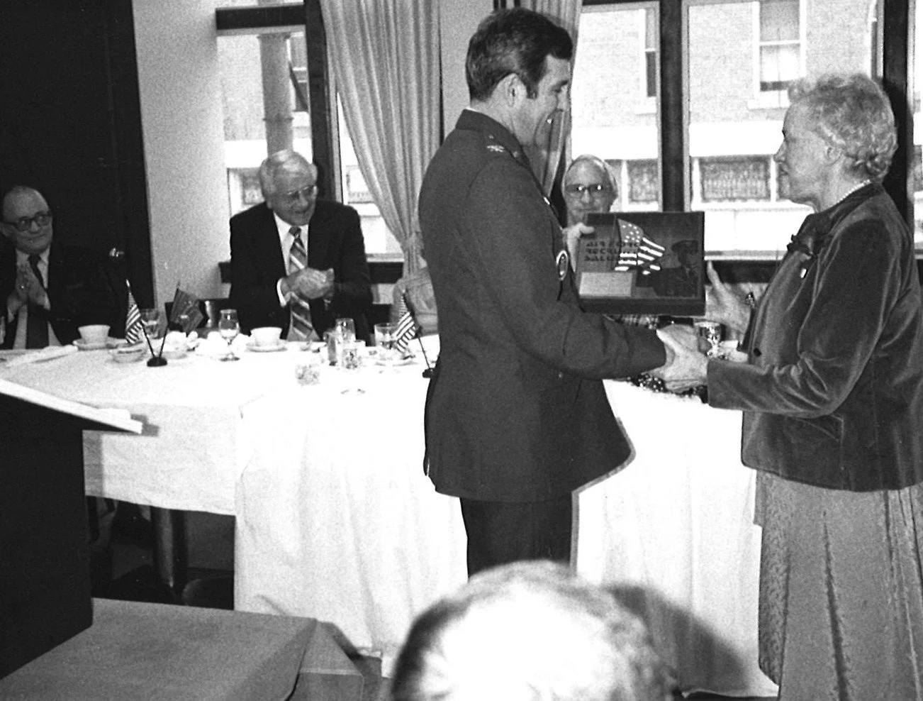 In honor of the upcoming holiday, #OTD in 1984 Senator Smith was honored at a U.S. Air Force Recruiting Dinner.