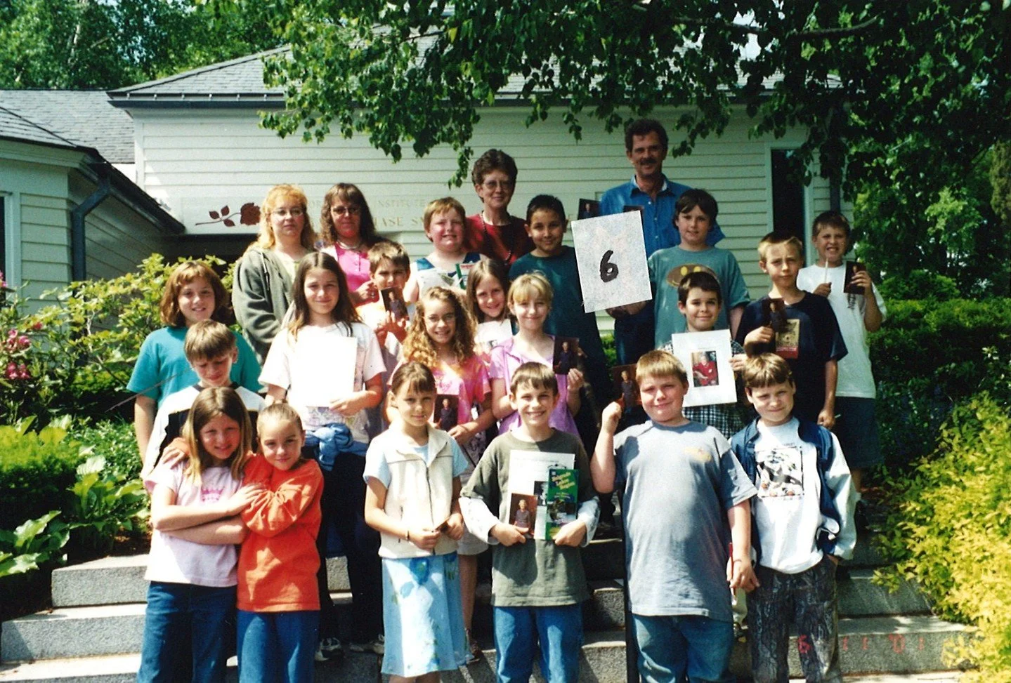We are sad to say that field trip season has officially ended at the Library. In recognition, we are doing a #TBT! #OTD in 2001, Glenburn Elementary School with teacher Gloria Westerlin came to the Library!