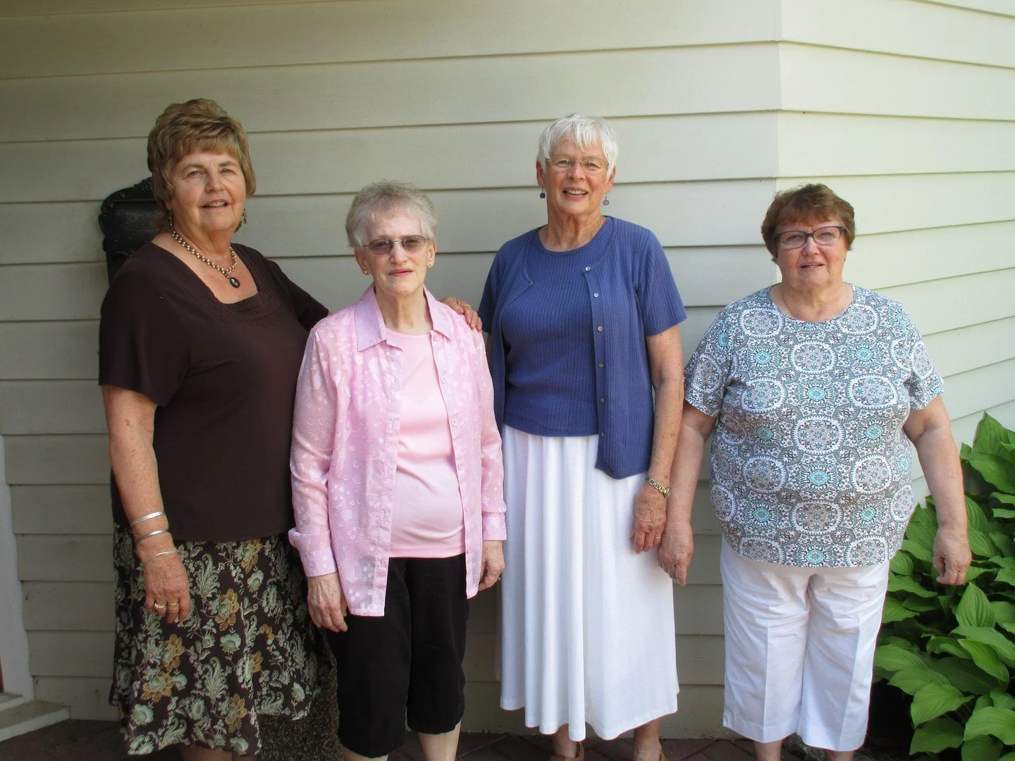 Shout out to the Senator's former secretaries! #OTD in 2018, a few gathered at the Library to swap stories and reminisce. Pictured here are Angie Stockwell, Florence Johnston Archie, Sally Scott Kinkade, and Gloria Dinsmore Wasson. If you worked with