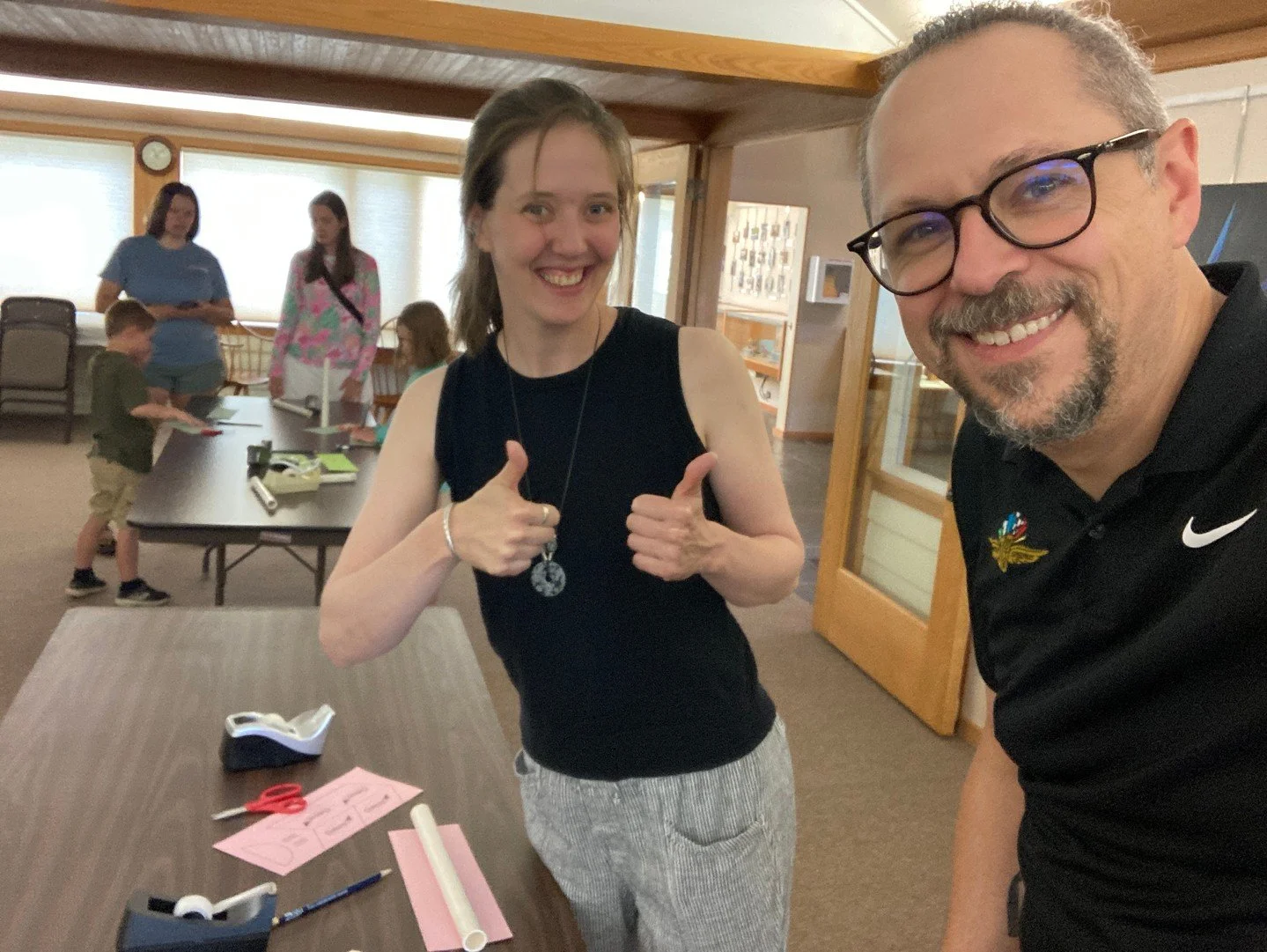 We had a "BLAST" on Tuesday rocket building with the Challenger Learning Center!