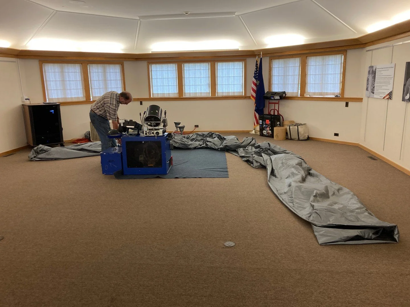 We had such a wonderful time hosting John Meader and his incredible traveling planetarium! It was fantastic teaming up with our friends at the Skowhegan Free Public Library, and we were thrilled to welcome over 50 kids to our Library as part of their