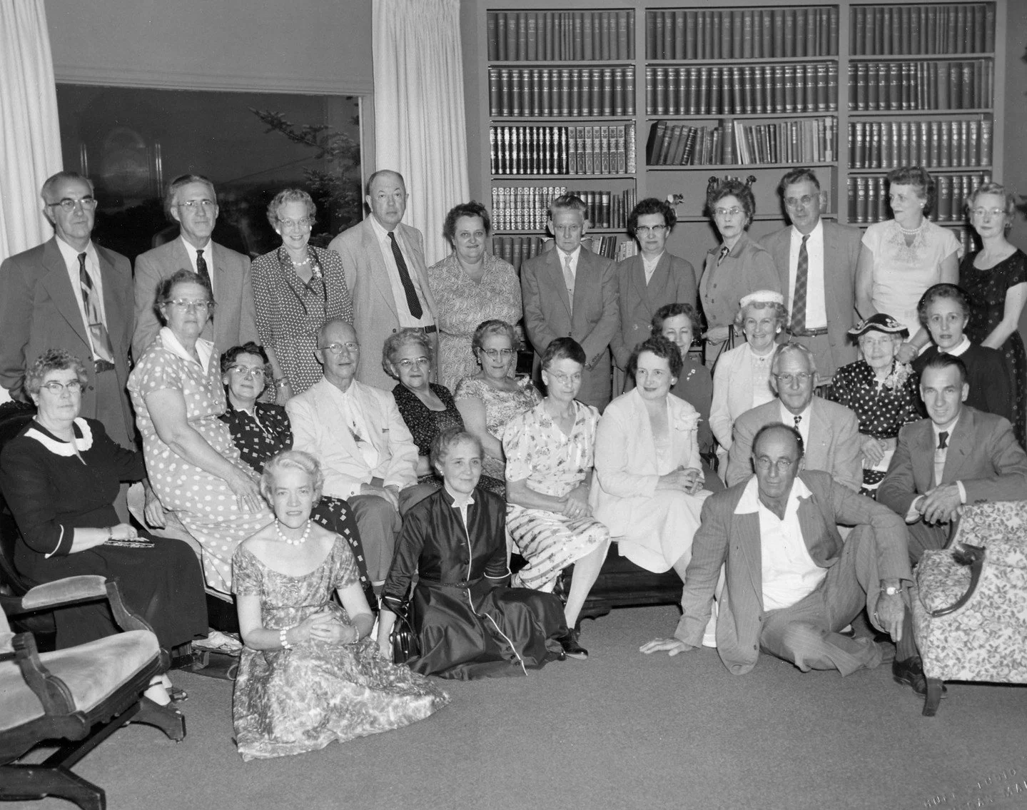 #OTD in 1956, Senator Smith warmly welcomed the Skowhegan class of 1916 to her home&mdash;now part of our museum and library&mdash;for their special 40th High School reunion. It's amazing to think this year marks 110 years since she earned her high s