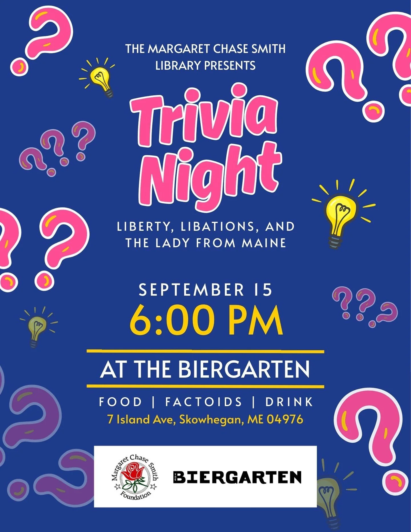 Tonight's the night! Looking forward to seeing you at the Biergarden!