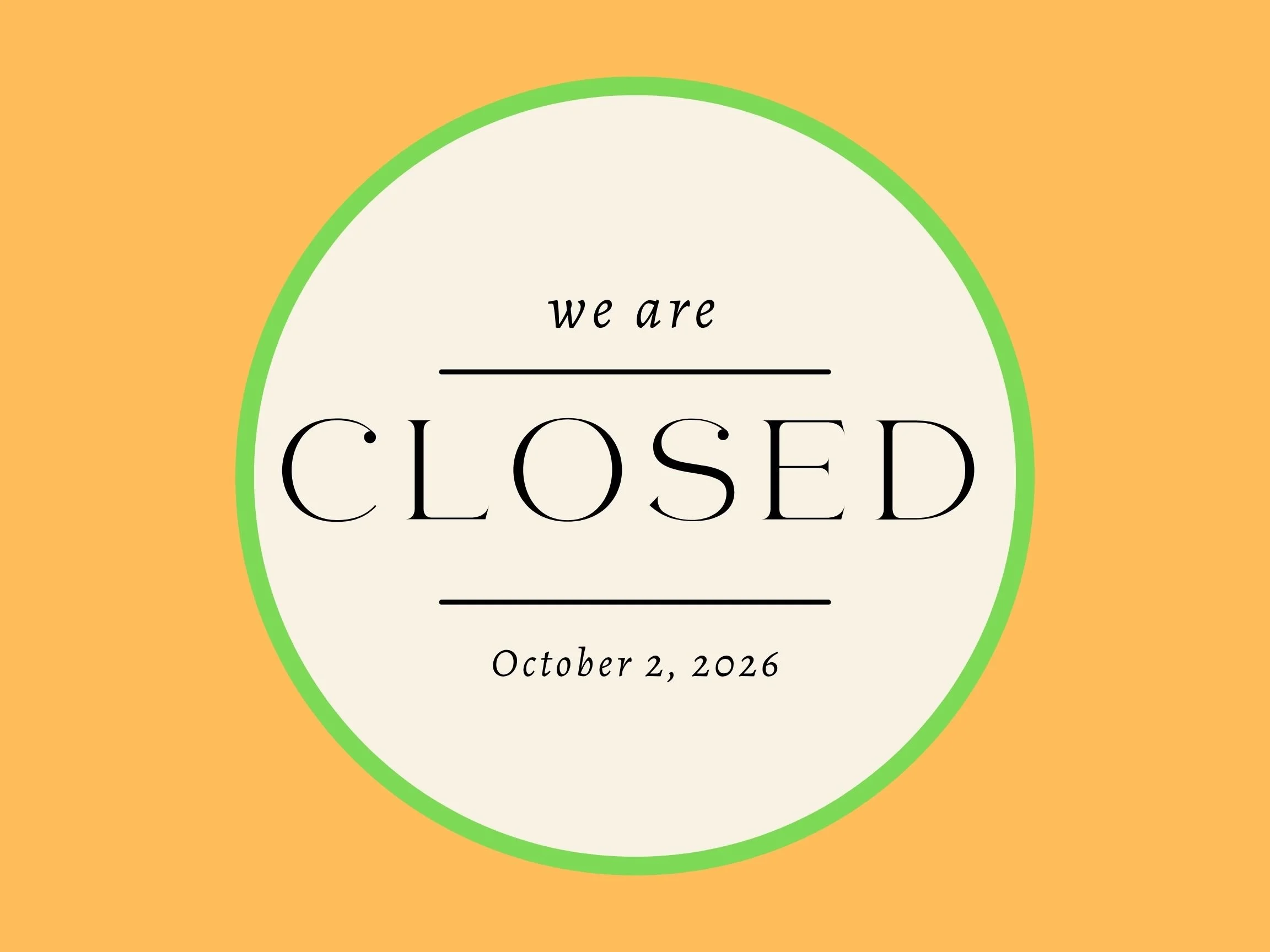 Closed to the Public