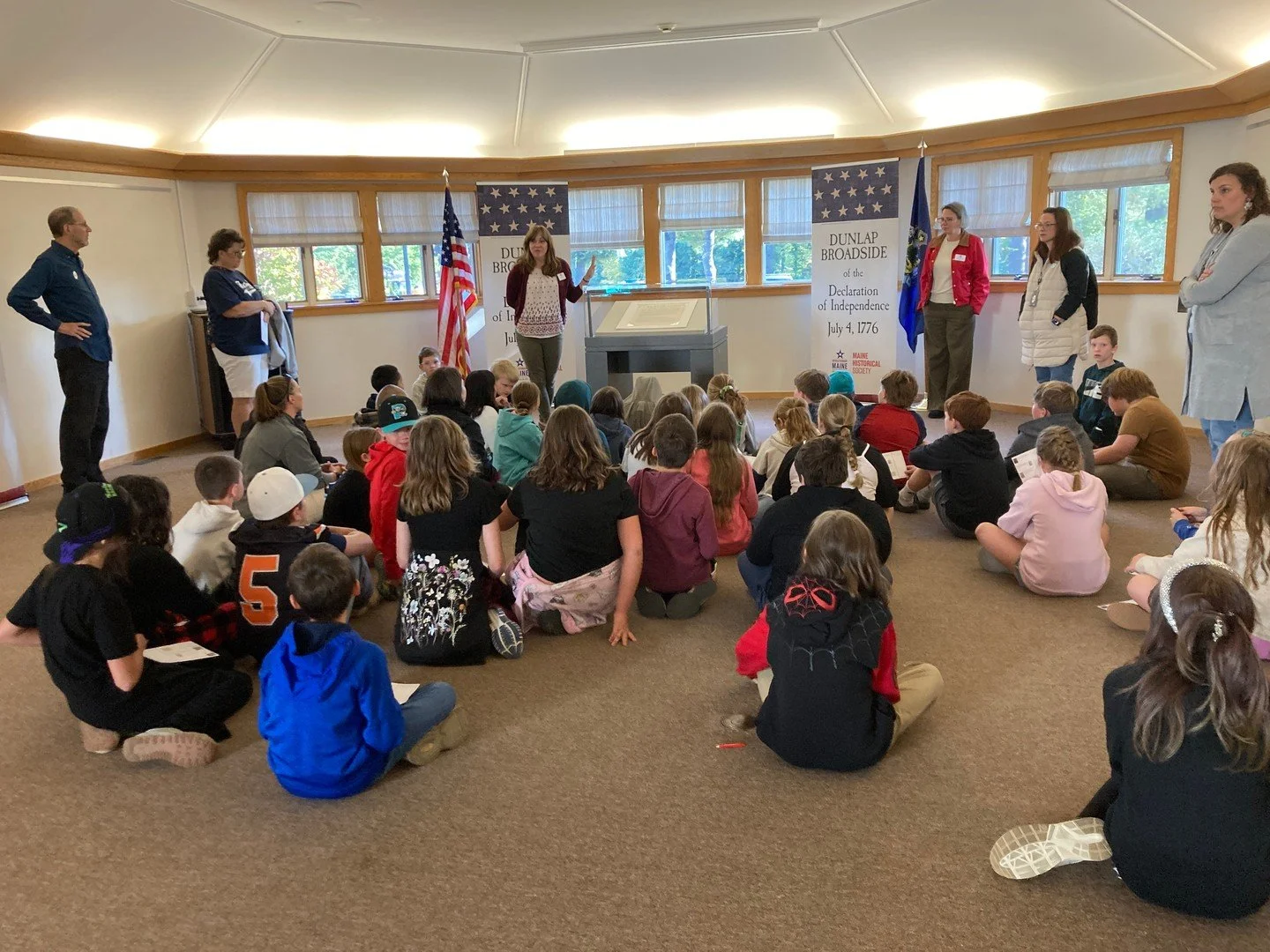 What an amazing weekend we had hosting the Declaration of Independence Dunlap Broadside with our colleagues at the Maine Historical Society! Thank you to everyone who joined us. We can't wait to see you at our next event! The next stop for this price