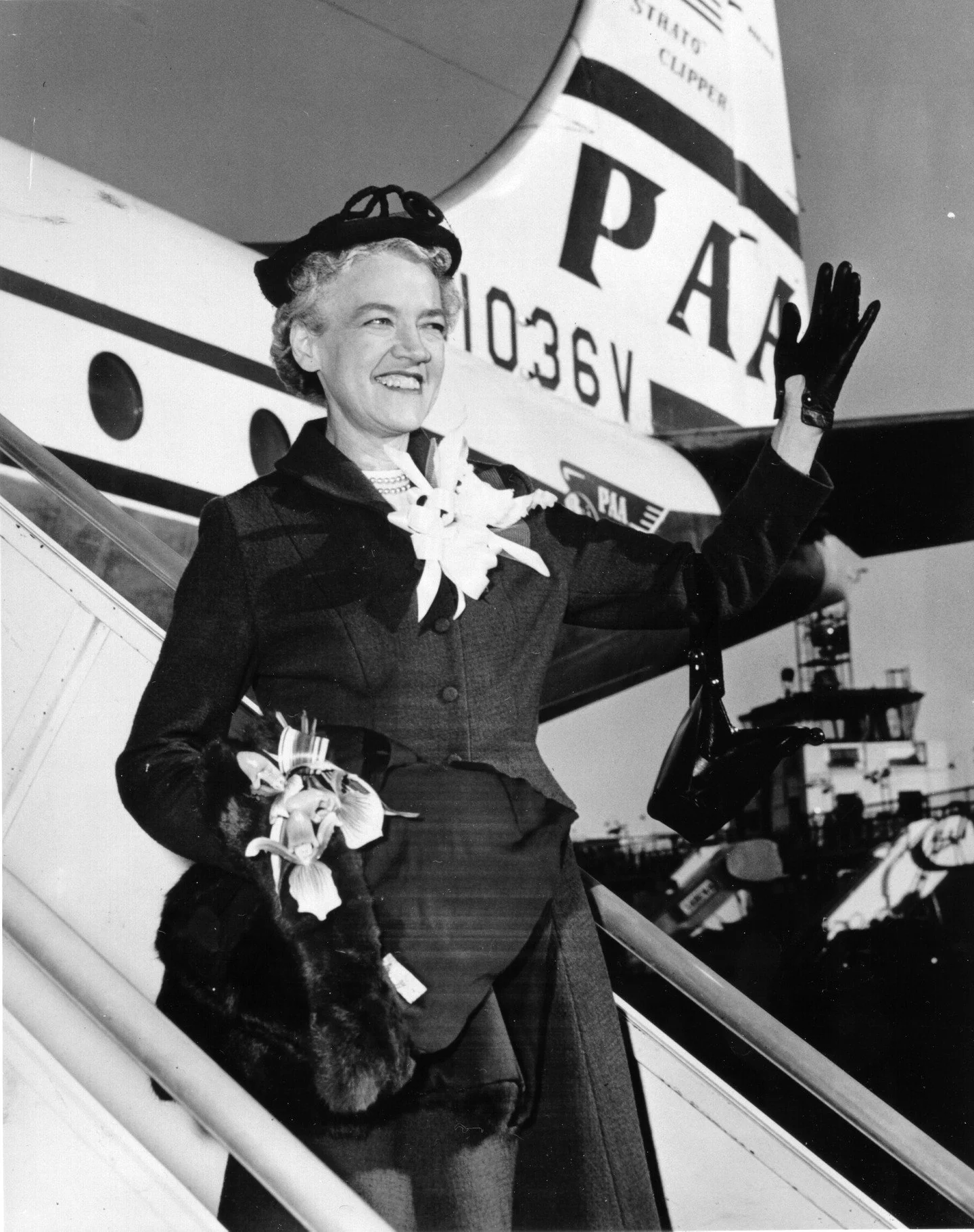 #OTD in 1954, Senator Margaret Chase Smith embarked on an extensive, self-funded 23-nation world observation tour to independently assess the global Communist threat and see how U.S. foreign aid was being utilized.