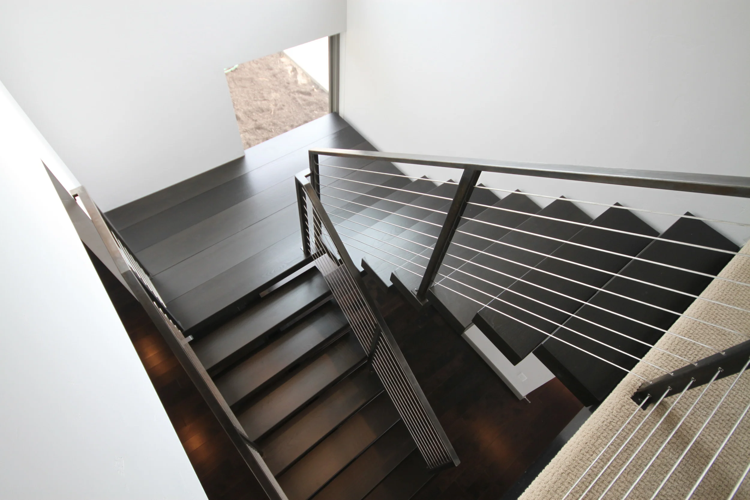 TETHEROW residence - stair & rail