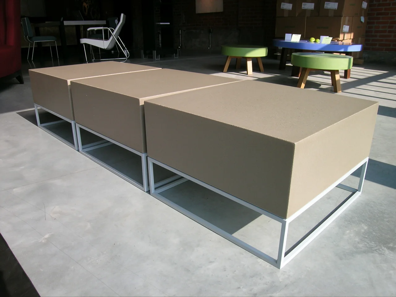 OCCASIONAL TABLES - concrete & steel