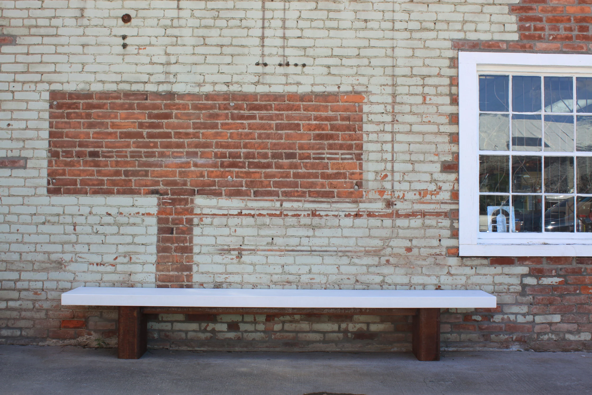 BENCH - concrete & steel