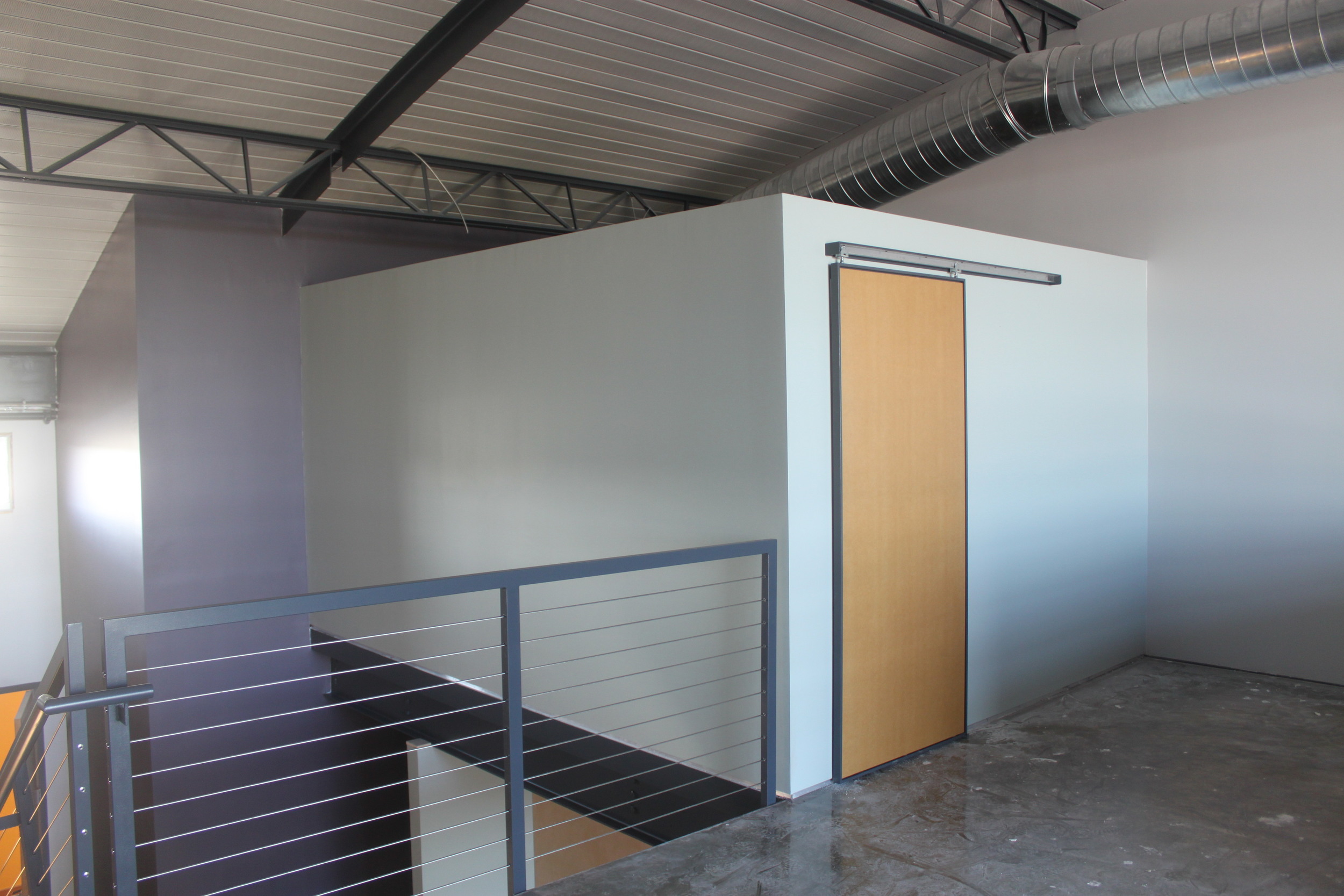 ARCHITECTURAL OFFICE - rails & barn door