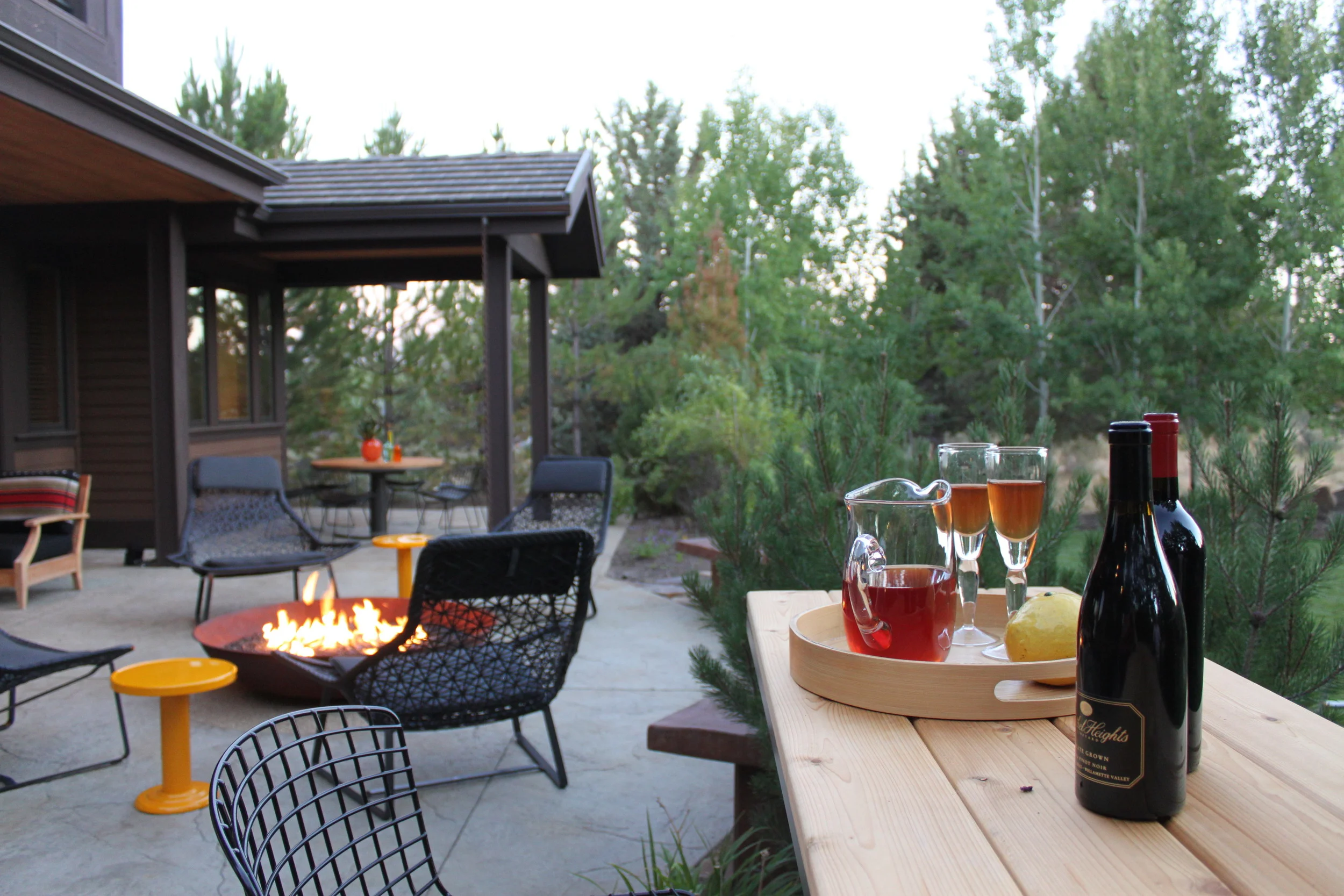 HILL residence - fire bowl