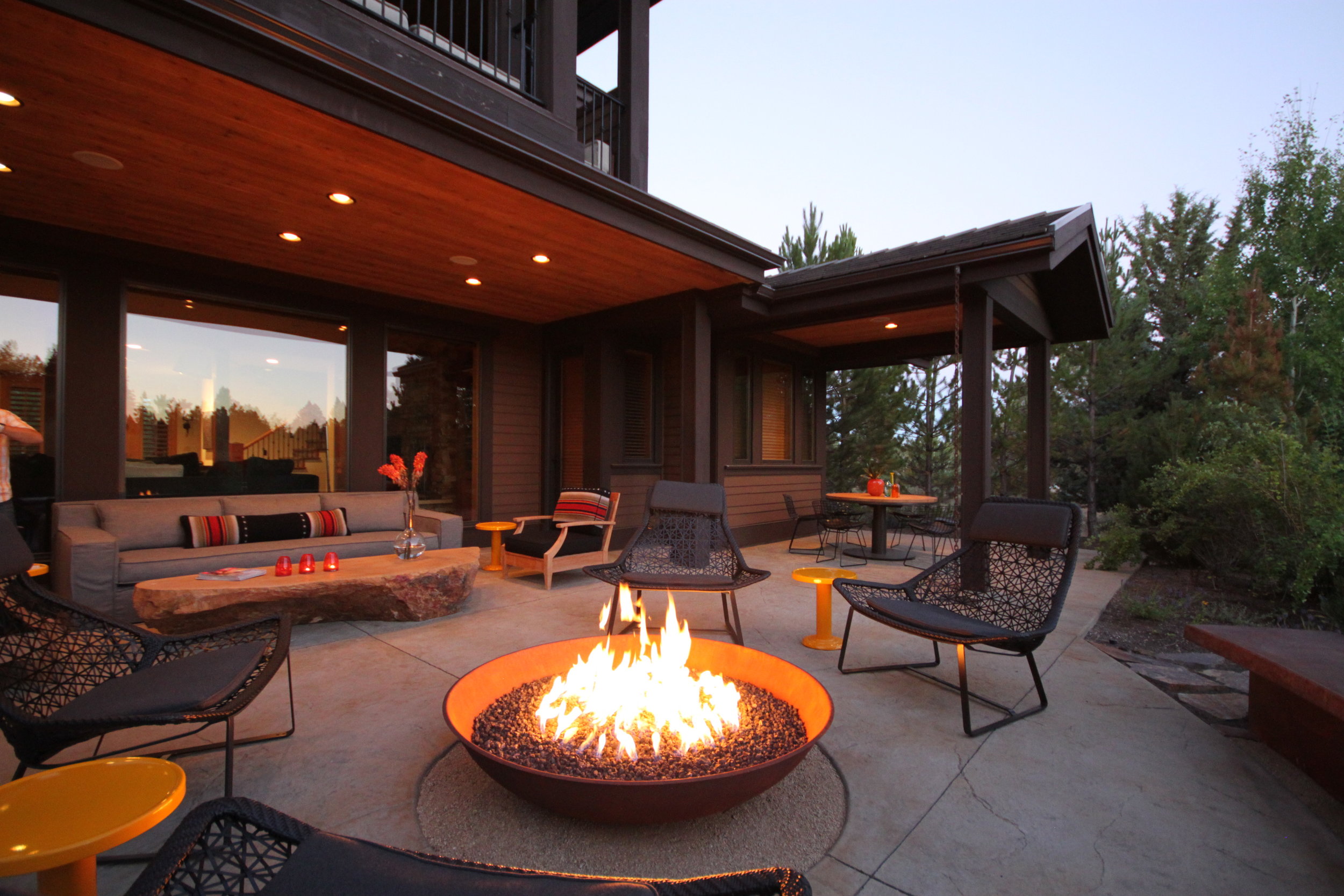 HILL residence - fire bowl
