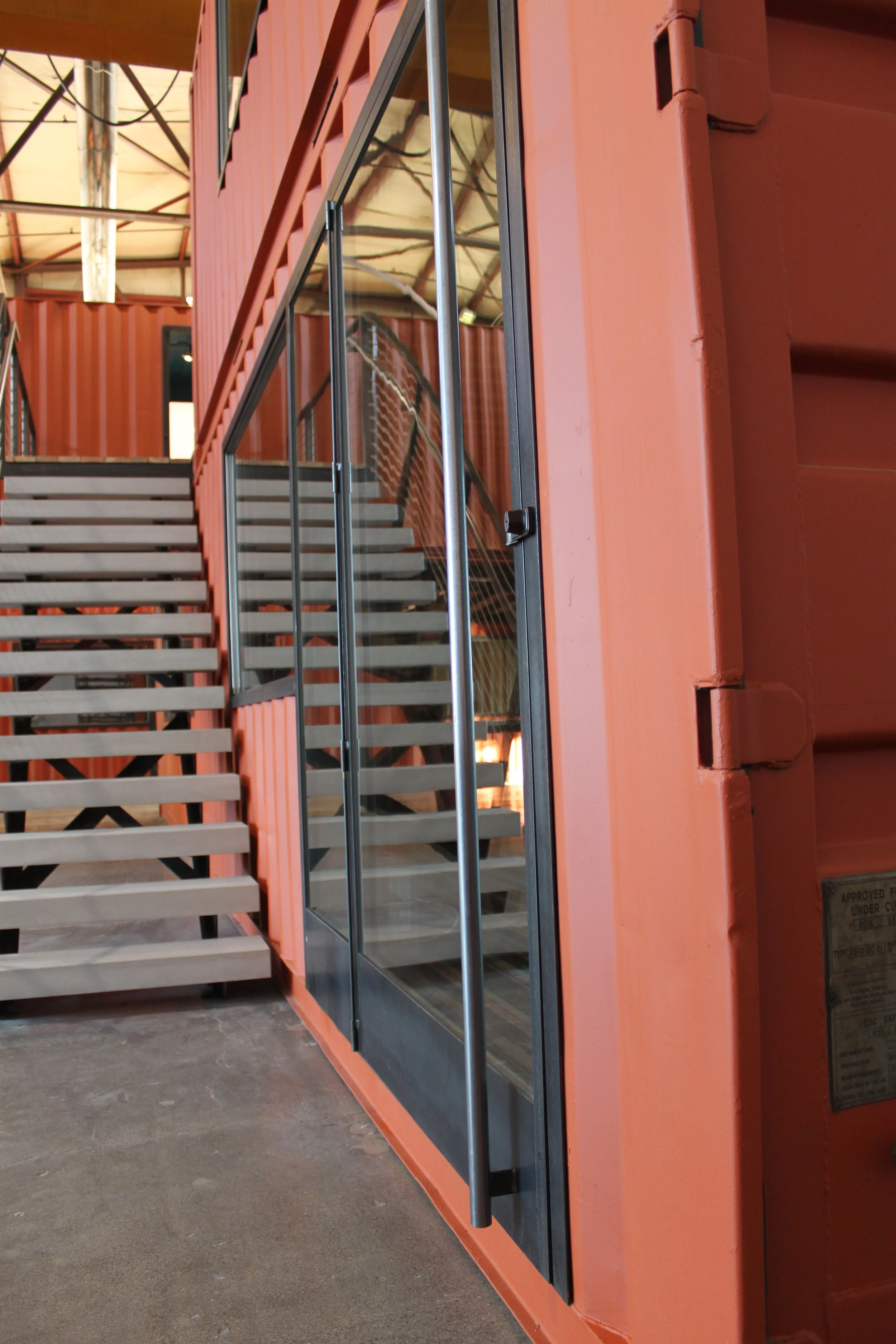 CUBE - shipping container door system