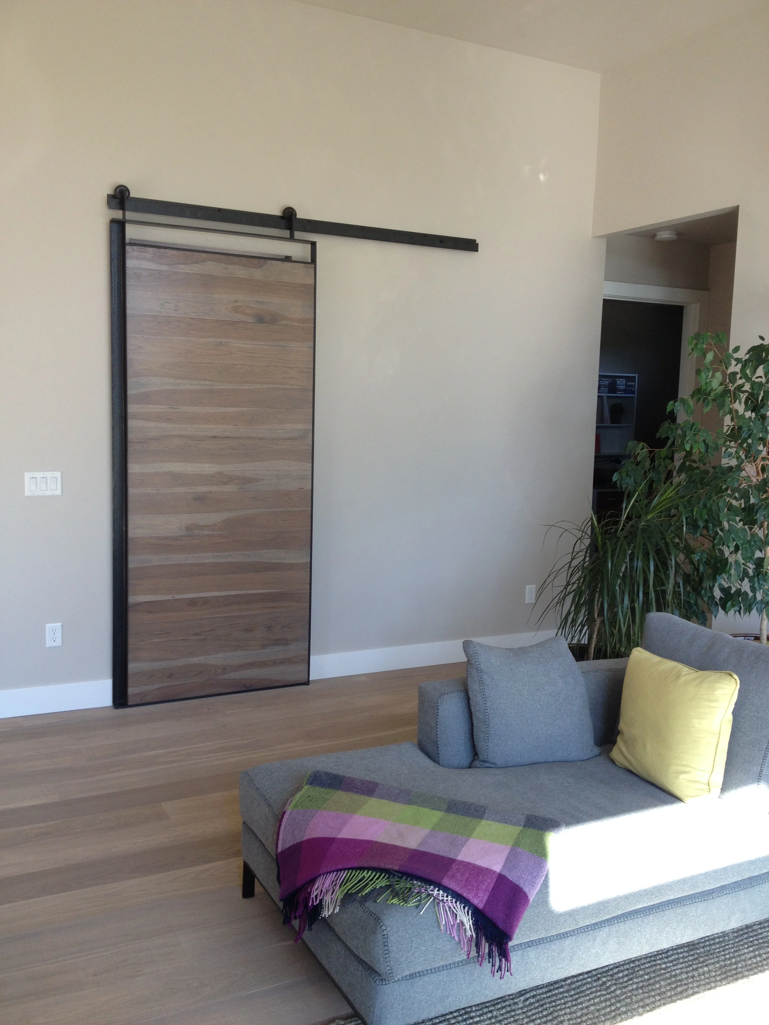 SCHMIDT residence - barn door