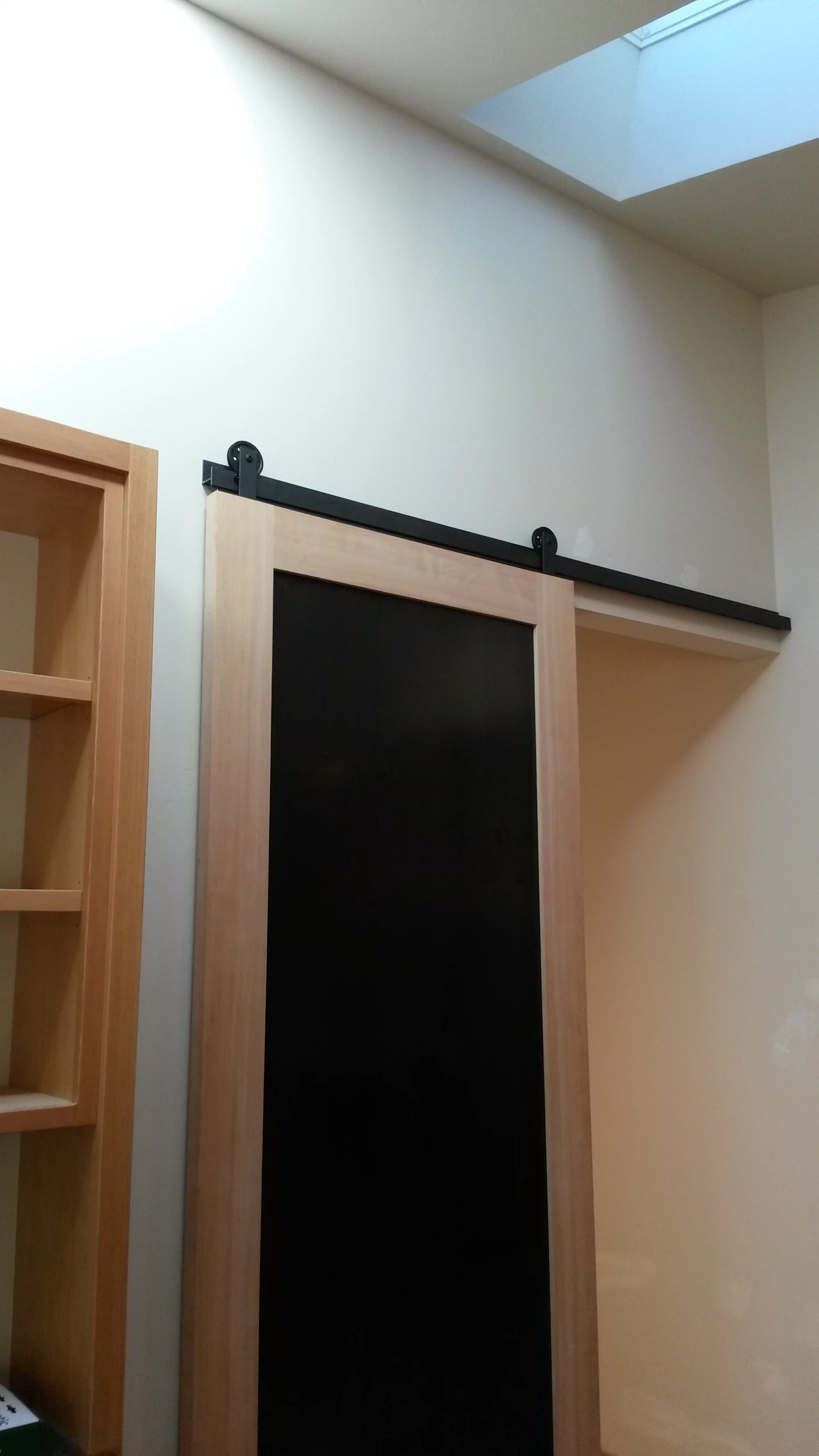 YOUNG residence - steel infill barn door